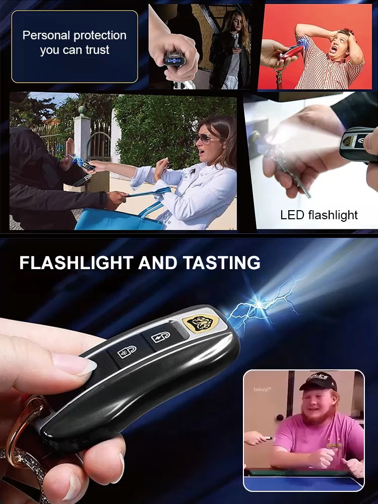 Multifunctional self-defense keychain