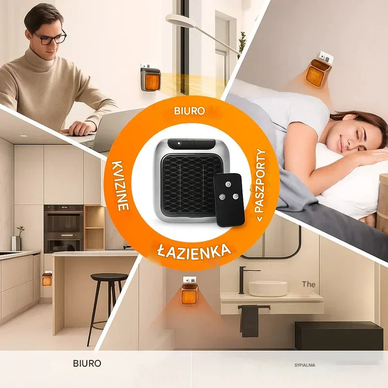 Z grzejnikiem Coeurva już nigdy nie będziesz marnować pieniędzy na ogrzewanie – Twój pokój nagrzeje się w kilka sekund 🔥Drugi egzemplarz w połowie ceny!