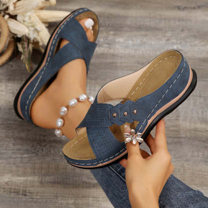 Ortopedyczne sandały wygodne do noszenia przez cały dzień, łagodzą bóle pleców i stóp 🔥💖 Druga para za pół ceny