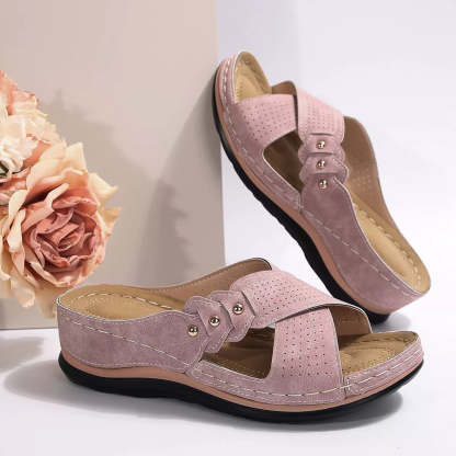 Ortopedyczne sandały wygodne do noszenia przez cały dzień, łagodzą bóle pleców i stóp 🔥💖 Druga para za pół ceny