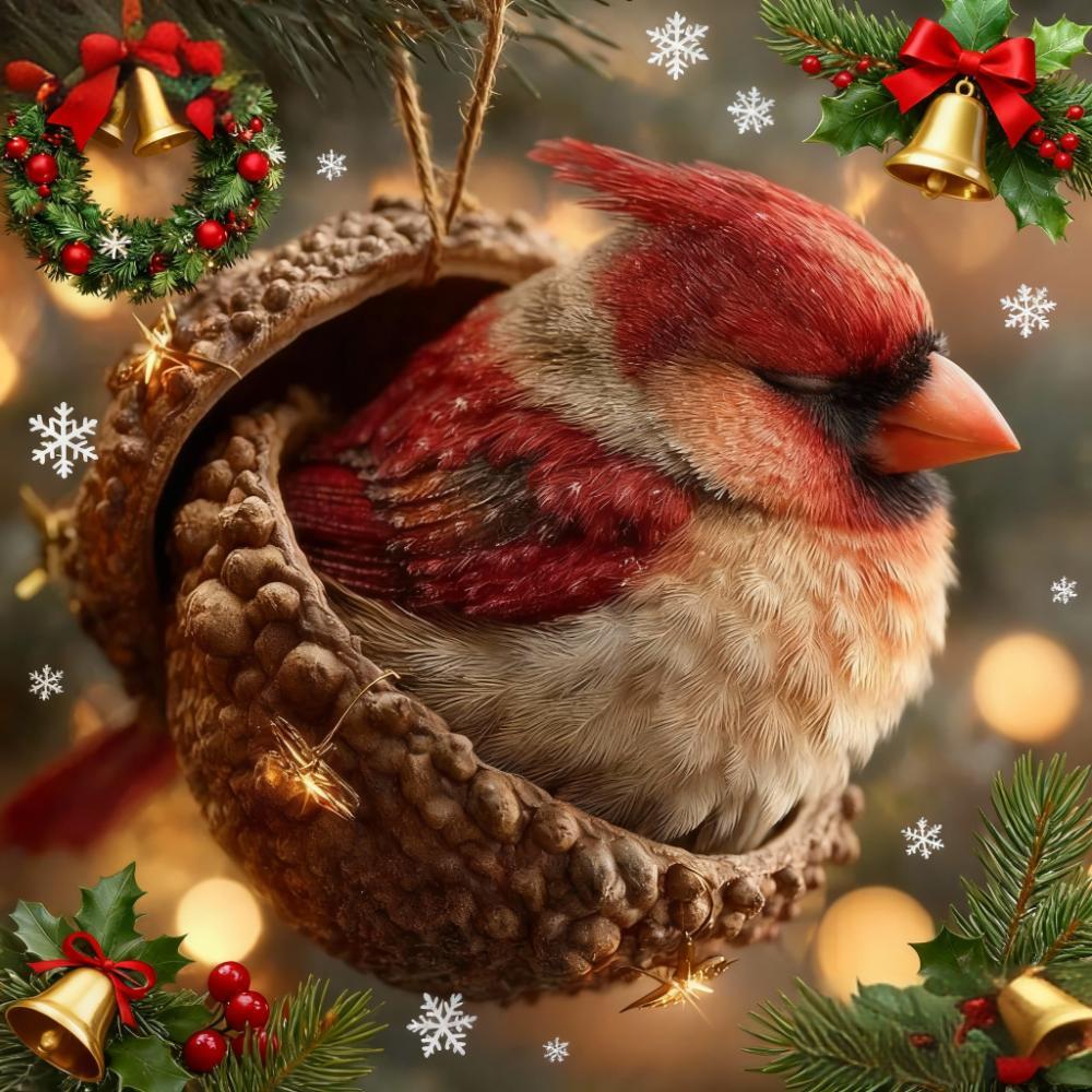 🎁❤️Leśne zwierzątka – ozdoby z żołędzi na przytulne leśne Święta