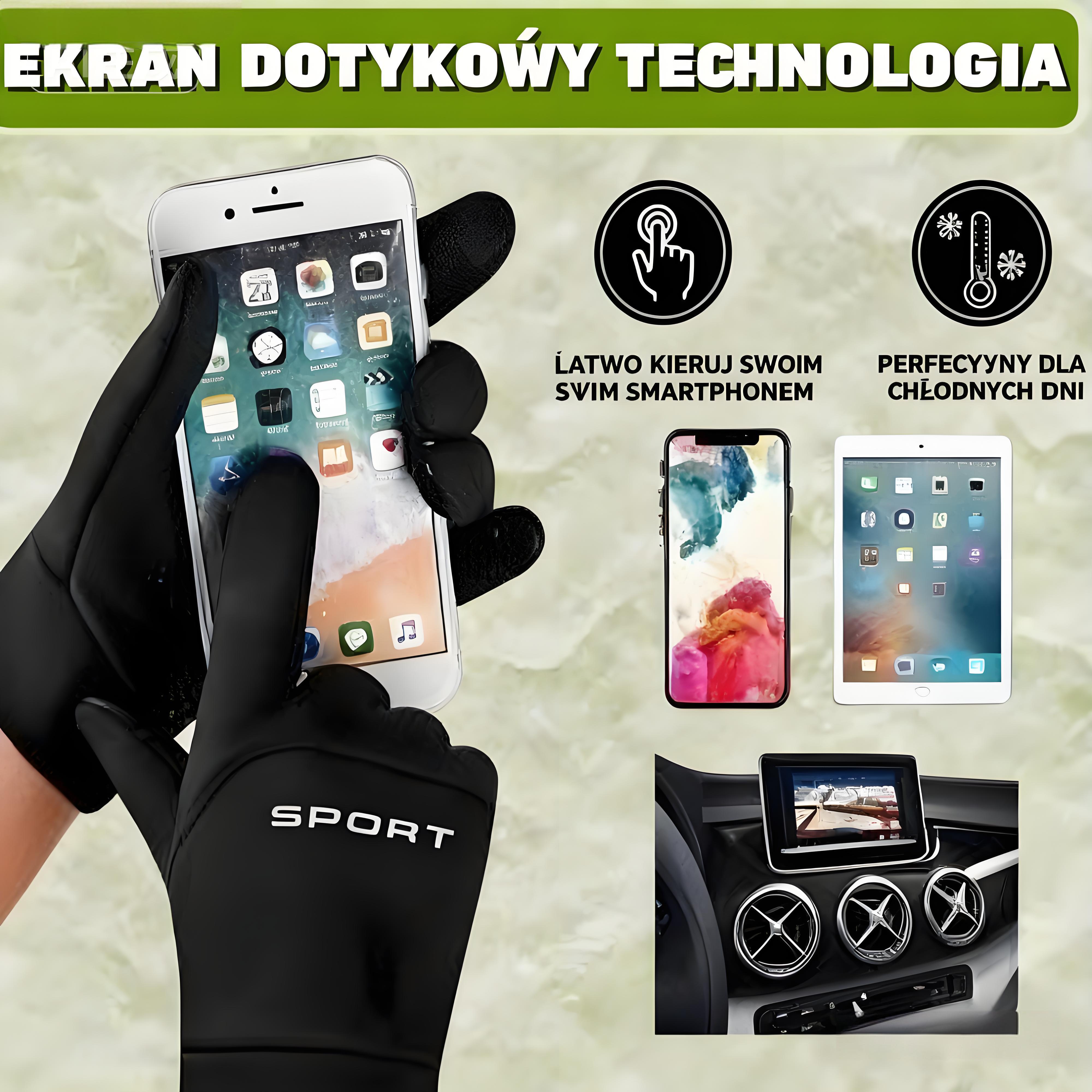 Dotykowe rękawice wełniane z podszewką – zapewniają maksymalny komfort, ciepło i ochronę dla osób starszych 🔥Drugi sztuka za pół ceny!