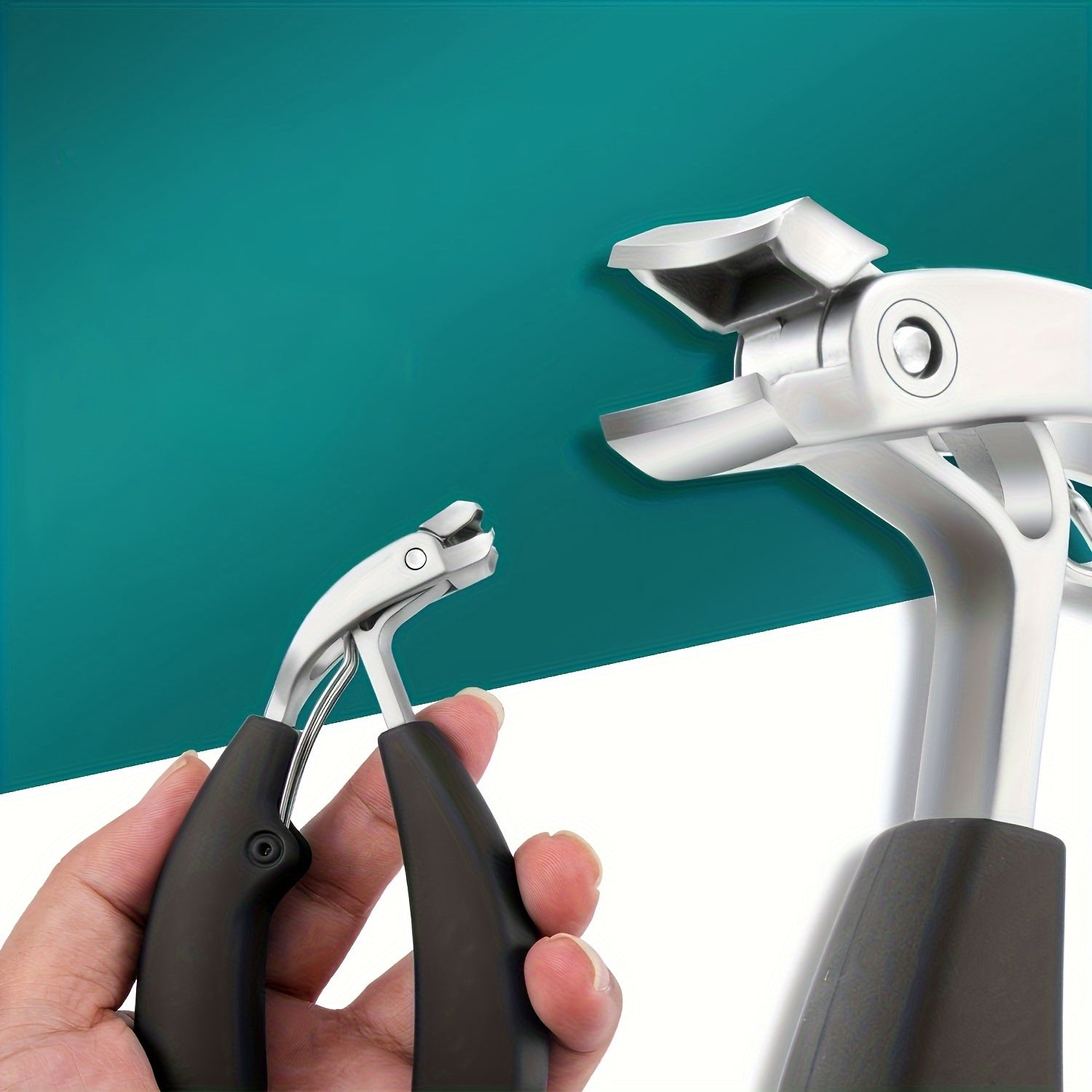 Coeurva Obcinacz do paznokci o ostrych ostrzach ze stali nierdzewnej zaprojektowany do grubych paznokci