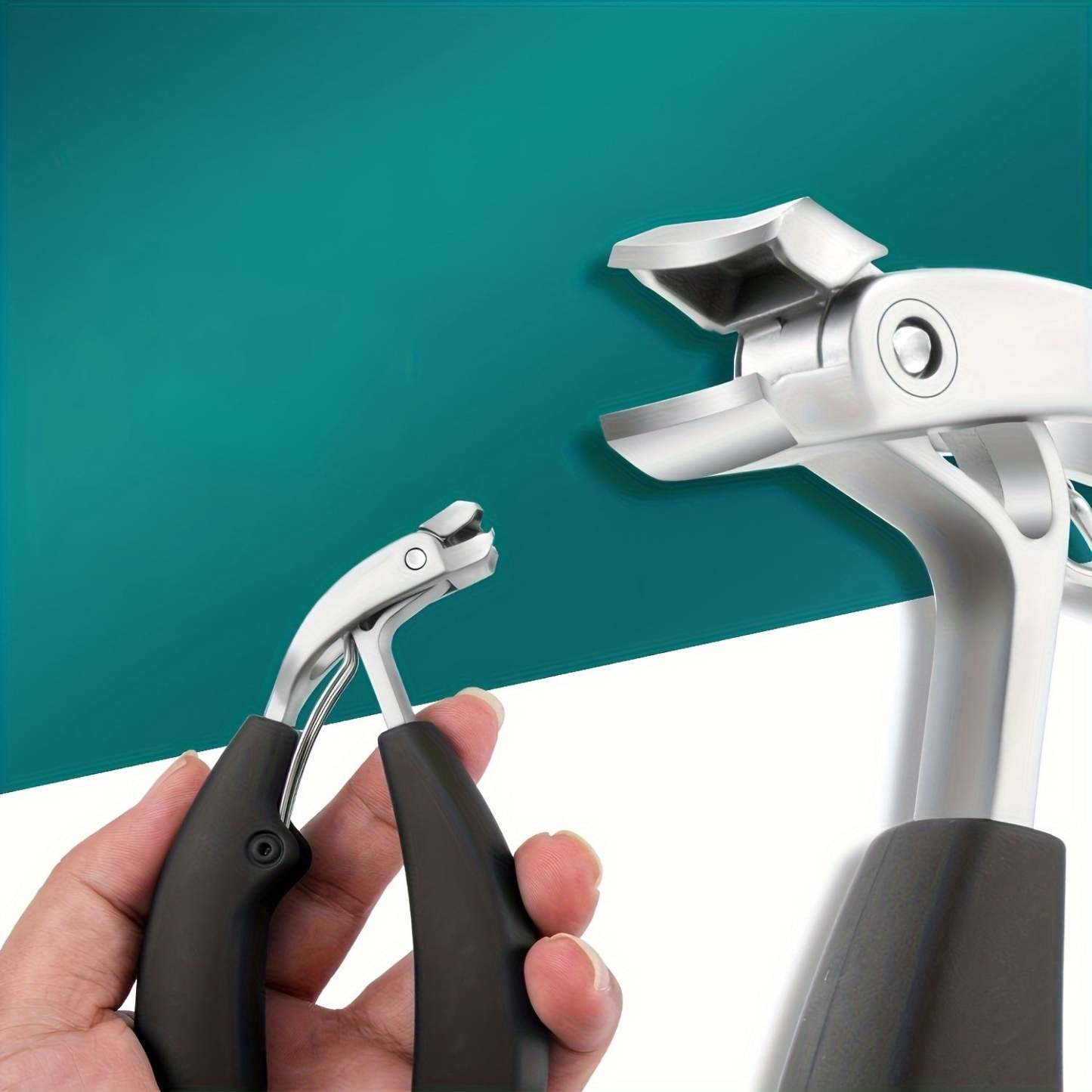 Coeurva Obcinacz do paznokci o ostrych ostrzach ze stali nierdzewnej zaprojektowany do grubych paznokci