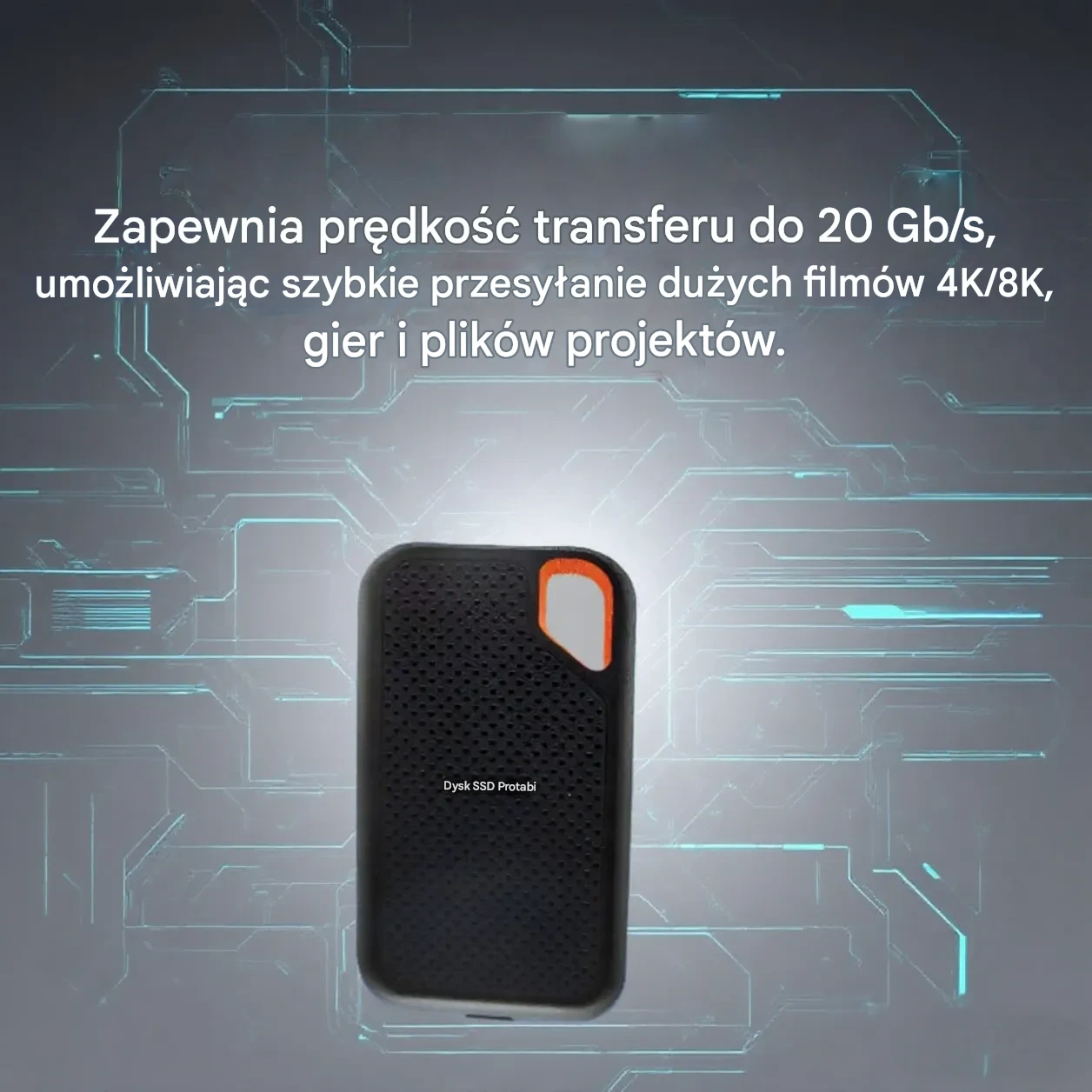 30TB zewnętrzny dysk twardy typu C przenośny – ogromna pojemność, doskonała wydajność