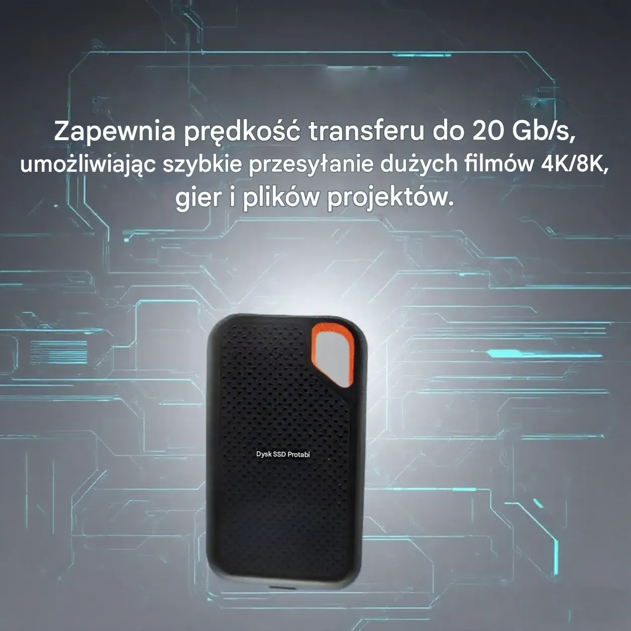 30TB zewnętrzny dysk twardy typu C przenośny – ogromna pojemność, doskonała wydajność