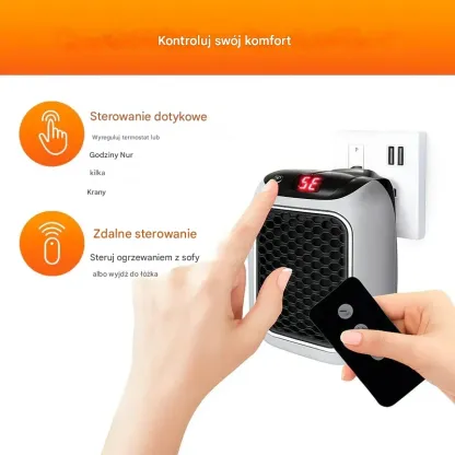Z grzejnikiem Coeurva już nigdy nie będziesz marnować pieniędzy na ogrzewanie – Twój pokój nagrzeje się w kilka sekund 🔥Drugi egzemplarz w połowie ceny!