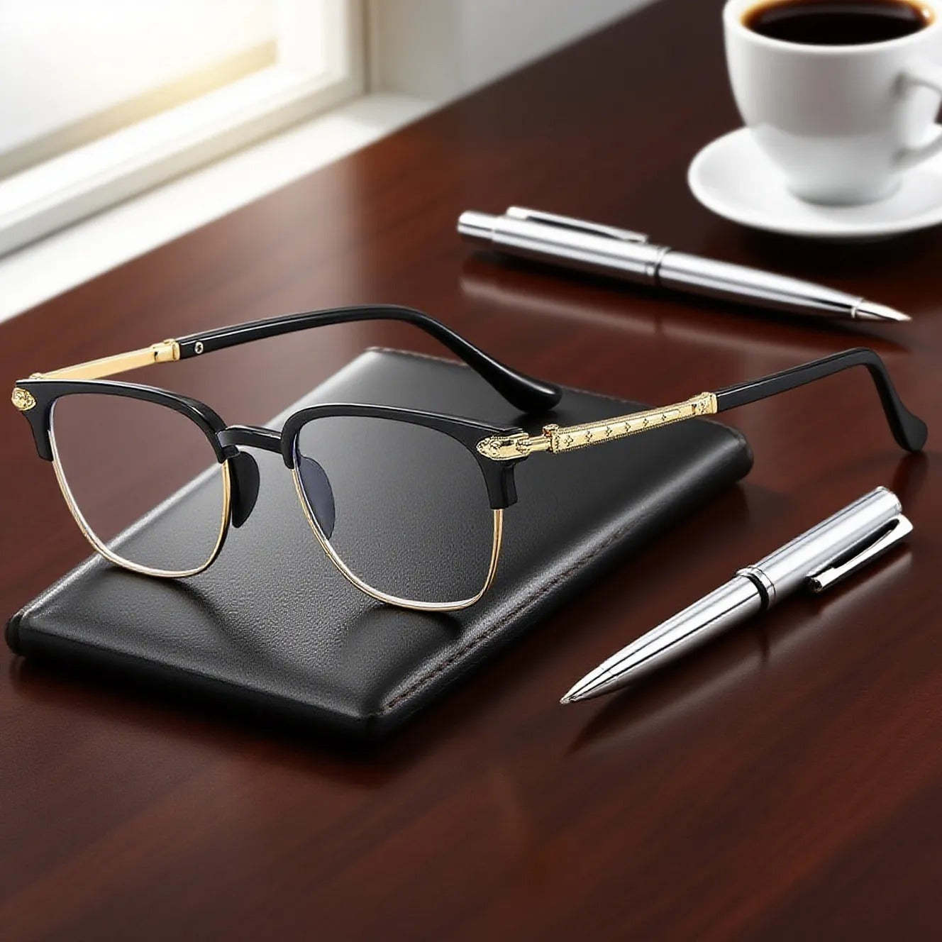 Inteligentne okulary do czytania z automatycznym zoomem – idealne dla seniorów z krótkowzrocznością i dalekowzrocznością. 🔥 Druga para za 50%!