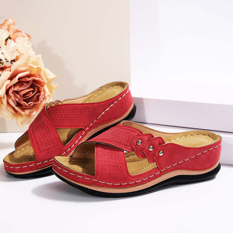 Chaussons orthopédiques confortables pour femmes – soulagez les douleurs aux pieds et au dos