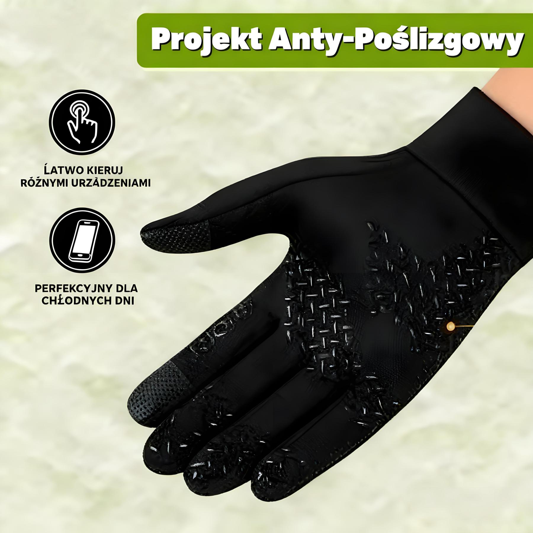 Dotykowe rękawice wełniane z podszewką – zapewniają maksymalny komfort, ciepło i ochronę dla osób starszych 🔥Drugi sztuka za pół ceny!