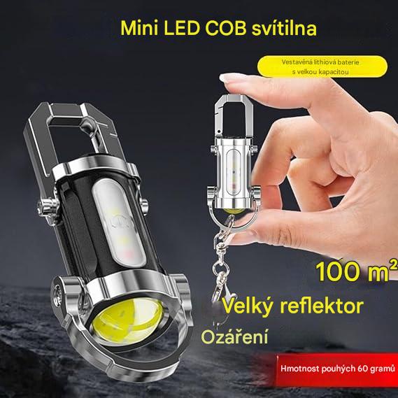 Miniaturowa latarka na klucze | 7 trybów · Duża moc · Niezbędna w sytuacjach awaryjnych