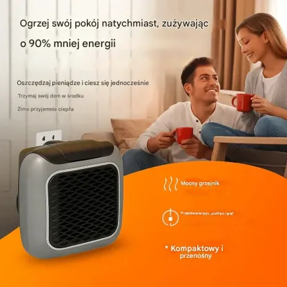 Z grzejnikiem Coeurva już nigdy nie będziesz marnować pieniędzy na ogrzewanie – Twój pokój nagrzeje się w kilka sekund 🔥Drugi egzemplarz w połowie ceny!