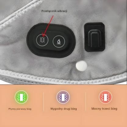 Podgrzewana poduszka masująca na ramiona i szyję 2025 – skutecznie łagodzi ból karku i ramion 🔥 Drugi egzemplarz za połowę ceny!