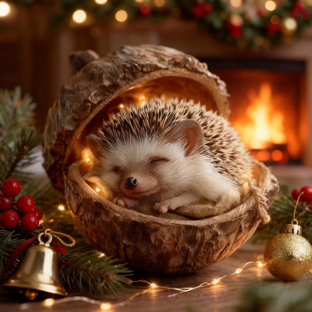 🎁❤️Leśne zwierzątka – ozdoby z żołędzi na przytulne leśne Święta