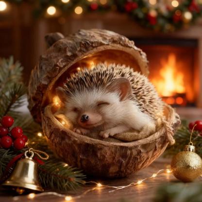 🎁❤️Leśne zwierzątka – ozdoby z żołędzi na przytulne leśne Święta