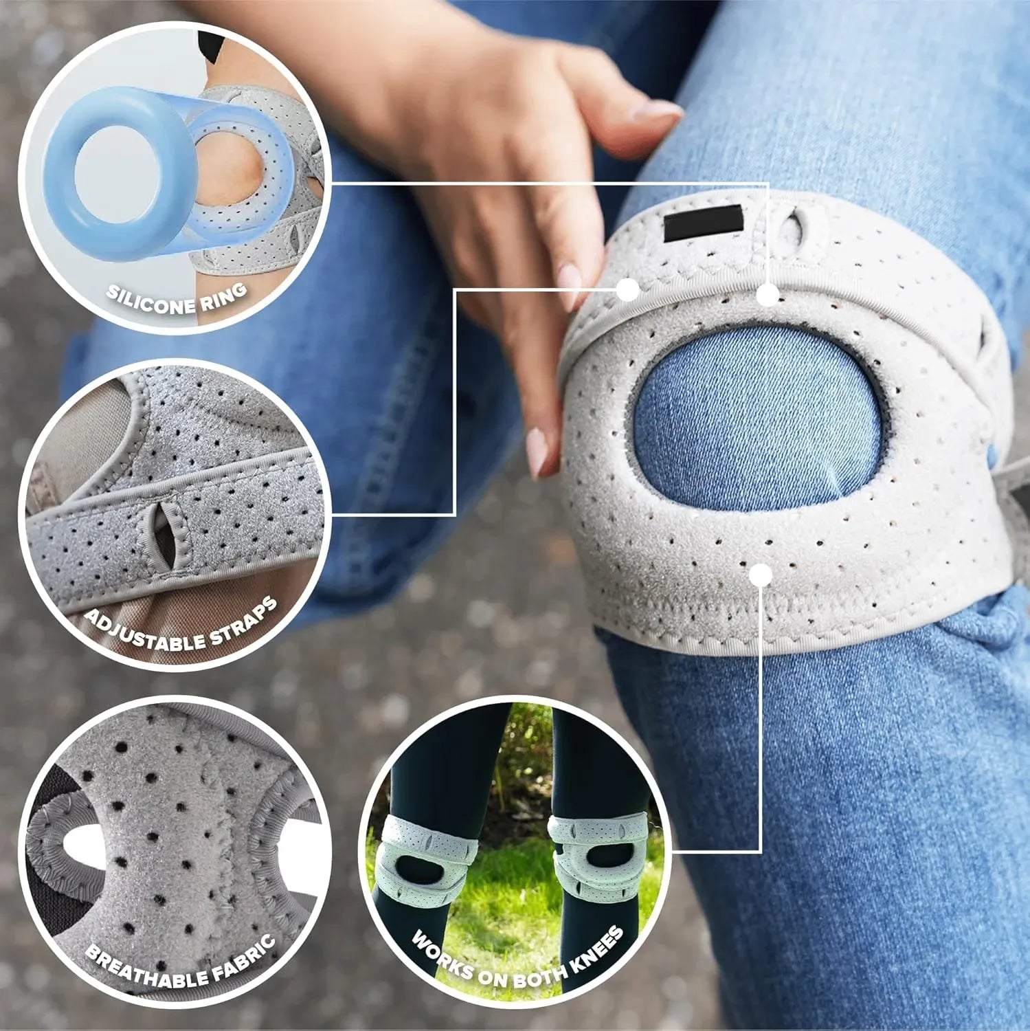 Coeurva™ 3D regulowana orteza na rzepkę---🔥Drugi egzemplarz za pół ceny