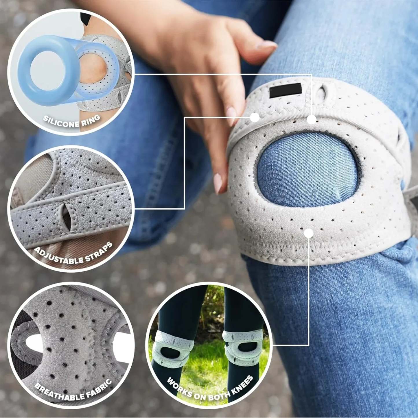 Coeurva™ 3D regulowana orteza na rzepkę---🔥Drugi egzemplarz za pół ceny