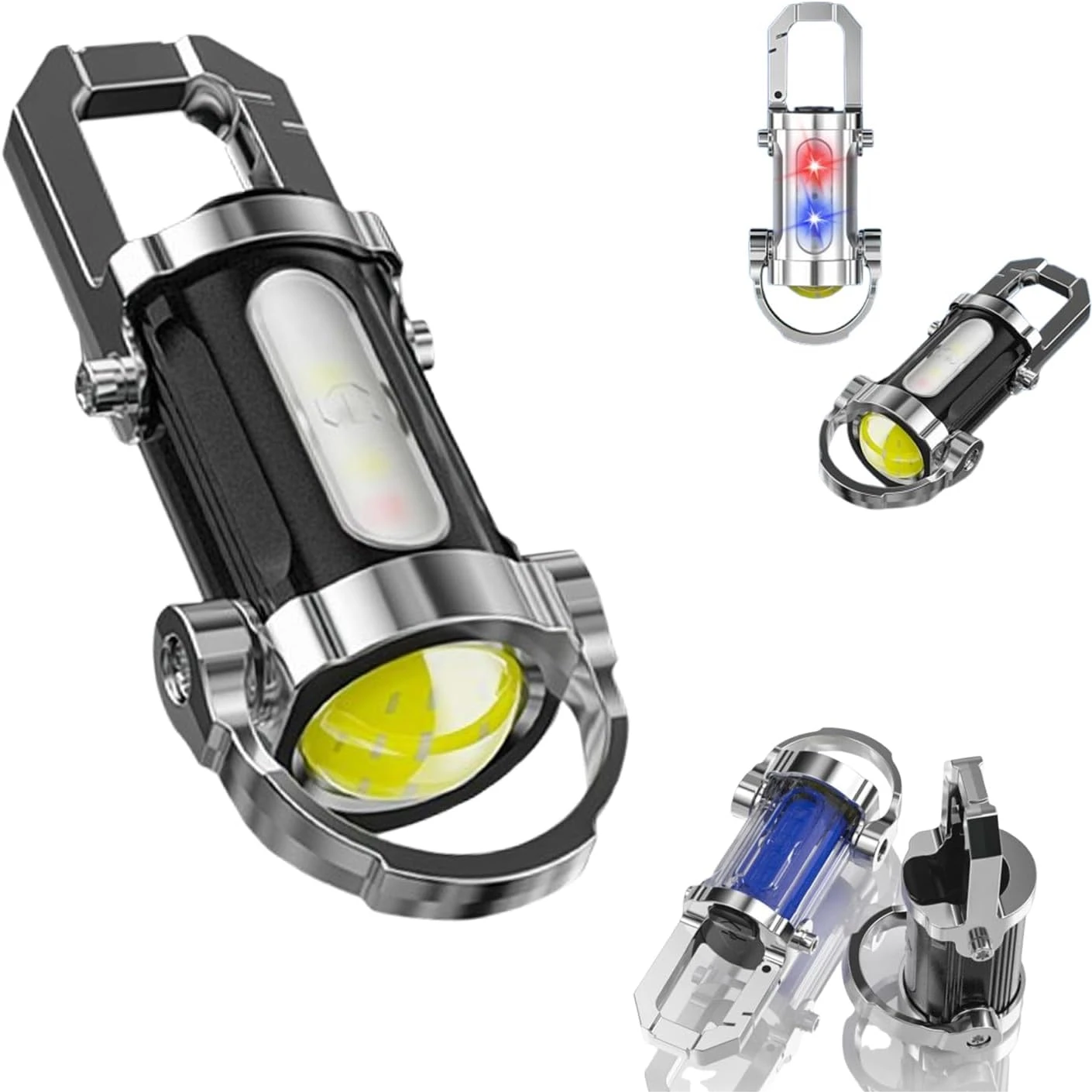 Miniaturowa latarka na klucze | 7 trybów · Duża moc · Niezbędna w sytuacjach awaryjnych