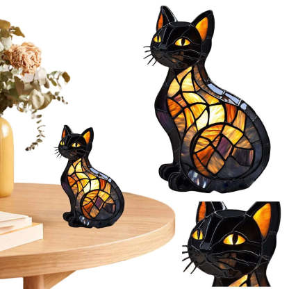 Ta urocza lampka w kształcie kota wniesie do każdego pomieszczenia ciepłą atmosferę dzięki mruczeniu.