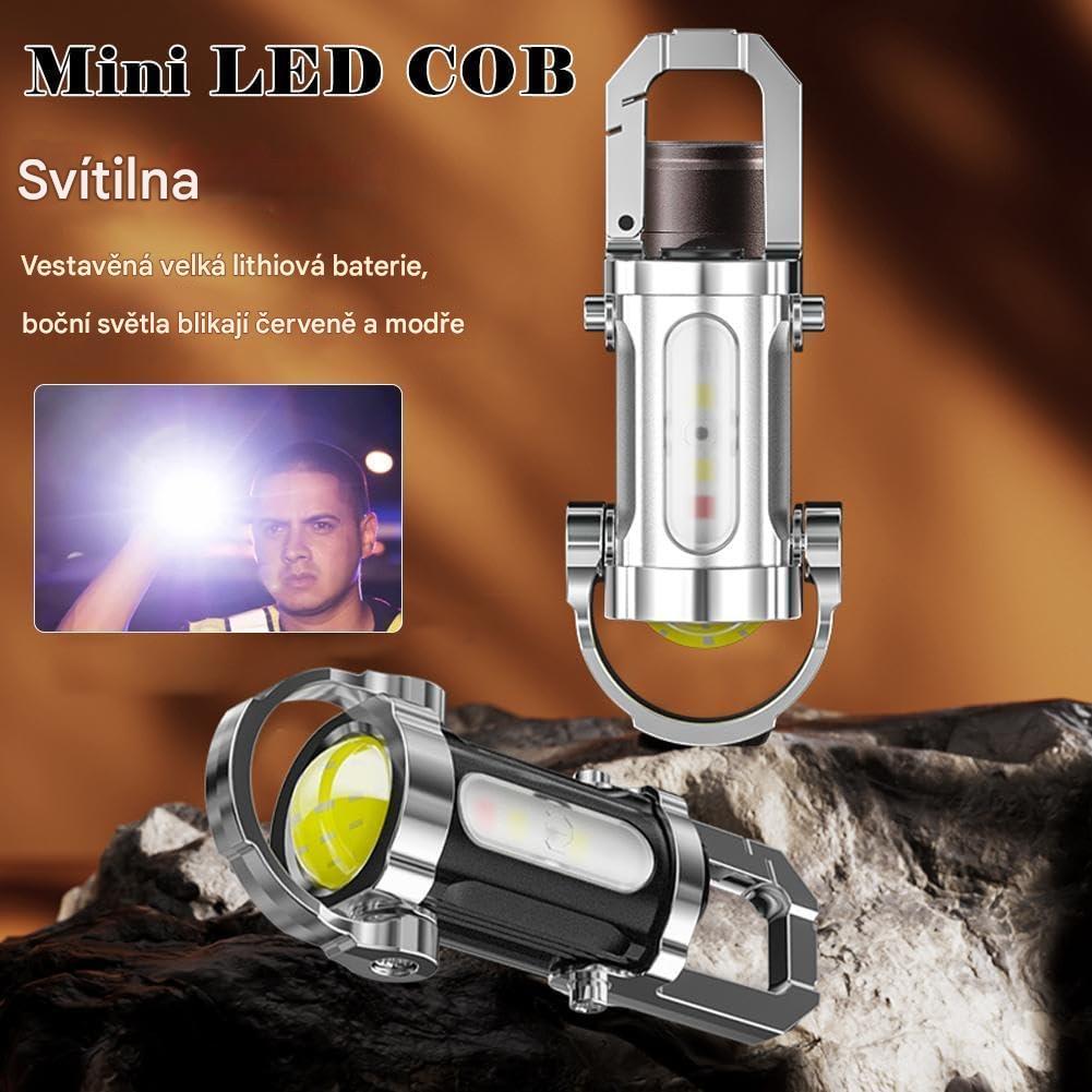 Miniaturowa latarka na klucze | 7 trybów · Duża moc · Niezbędna w sytuacjach awaryjnych