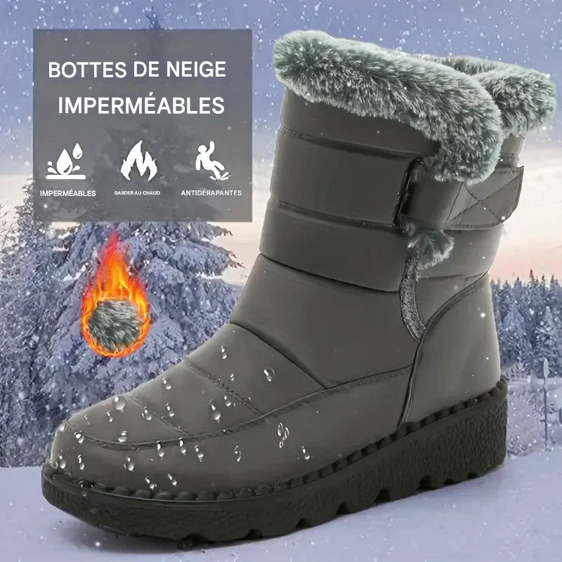 Premium ortopedyczne kapcie zimowe dla seniorów – wygodne, stabilne, ciepłe i wodoodporne, teraz 50% rabatu!