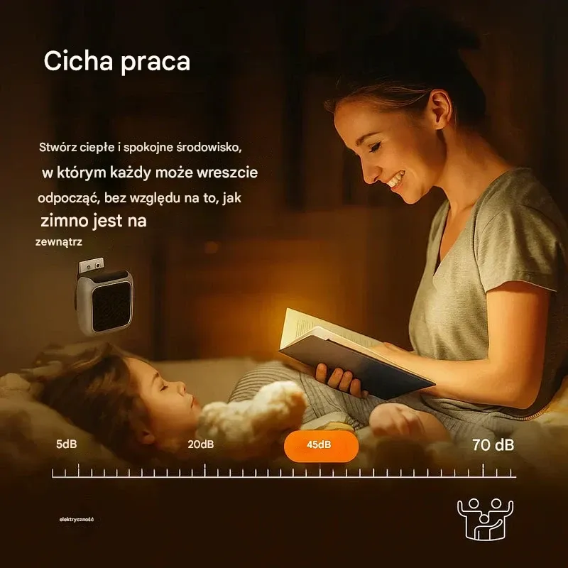 Z grzejnikiem Coeurva już nigdy nie będziesz marnować pieniędzy na ogrzewanie – Twój pokój nagrzeje się w kilka sekund 🔥Drugi egzemplarz w połowie ceny!