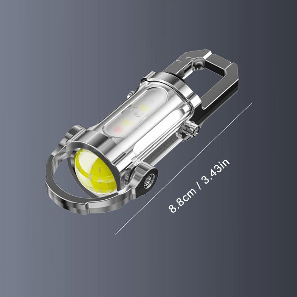 Miniaturowa latarka na klucze | 7 trybów · Duża moc · Niezbędna w sytuacjach awaryjnych