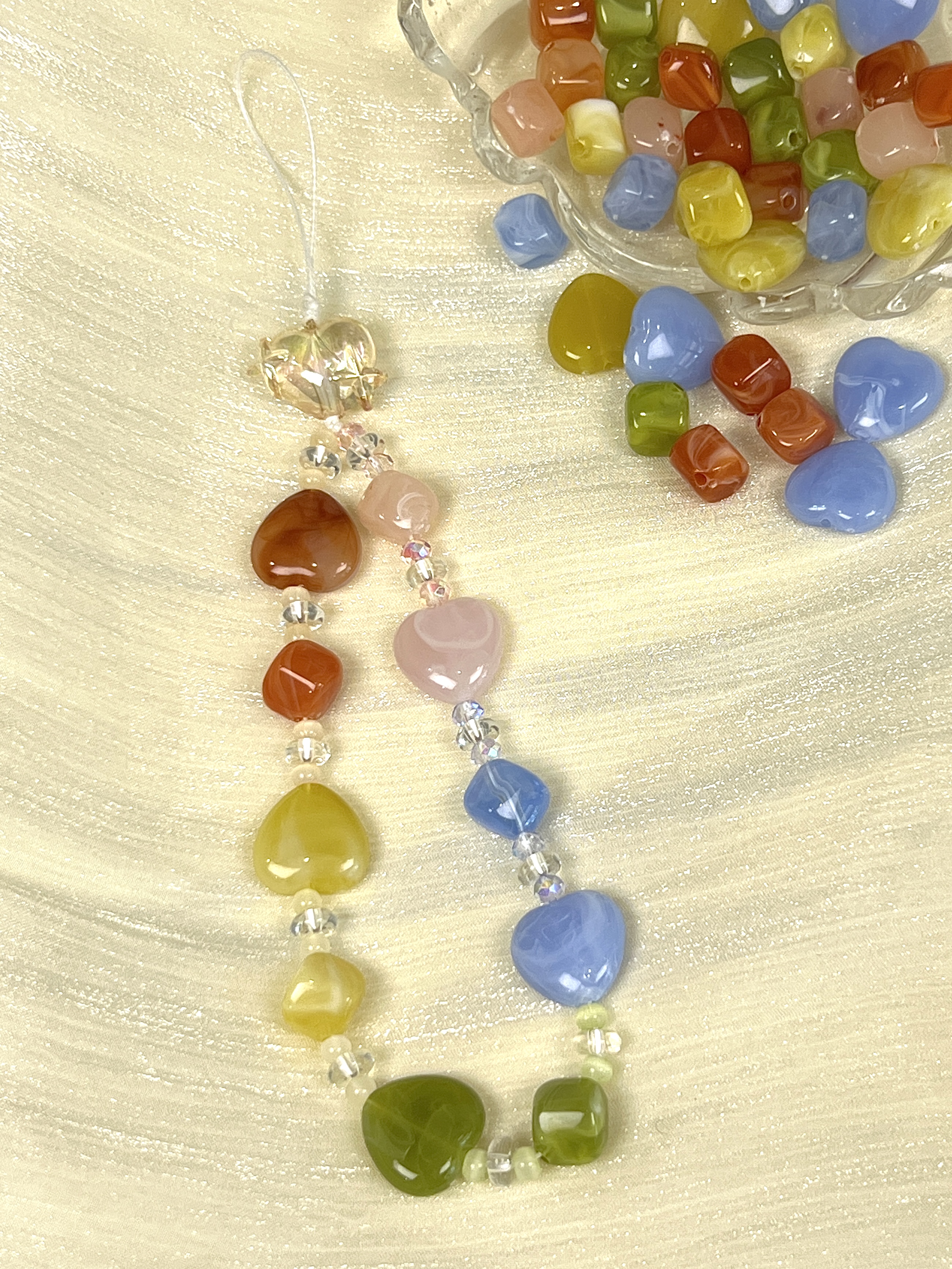 Heartbeats phone strap/charm