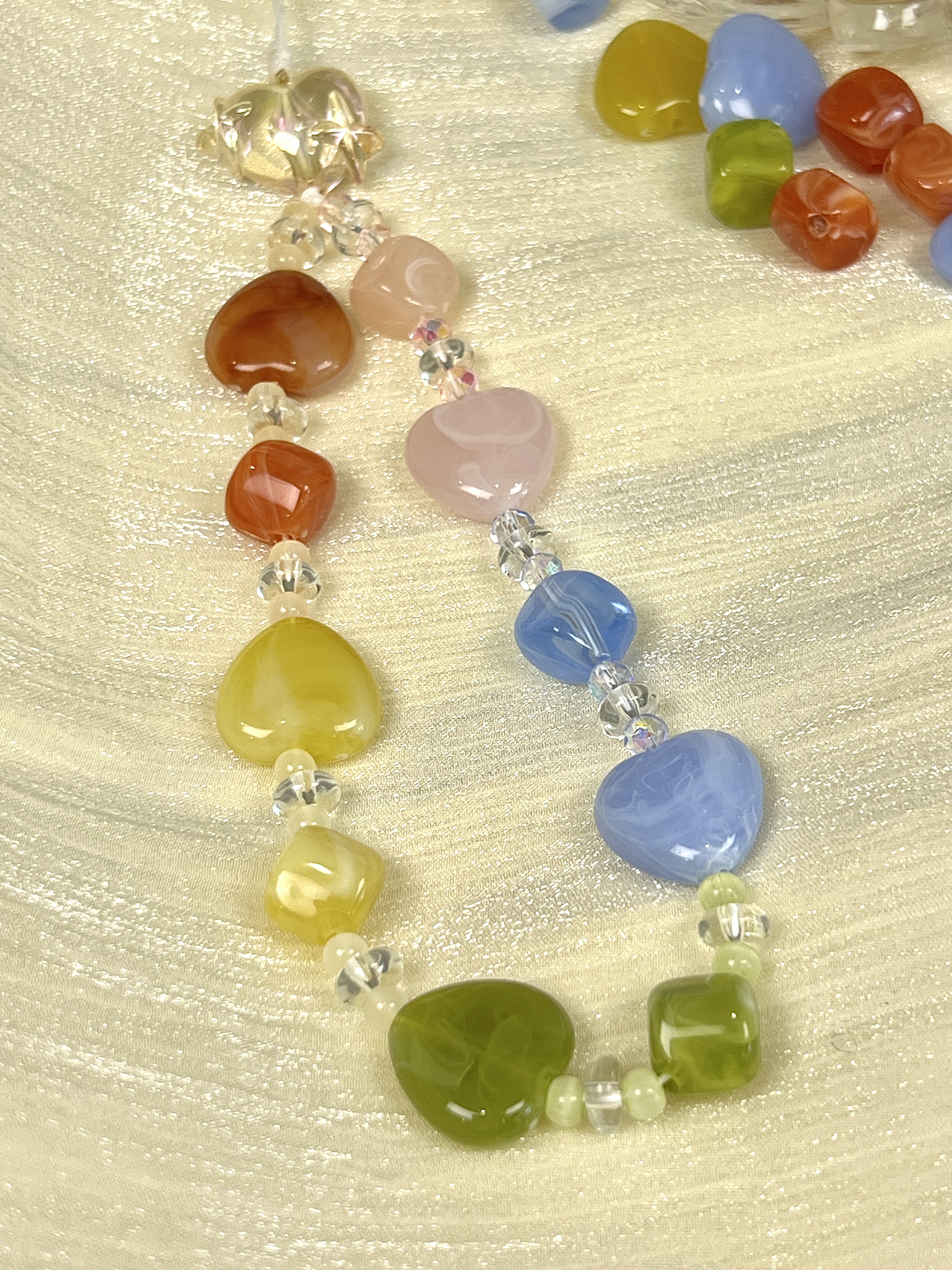 Heartbeats phone strap/charm