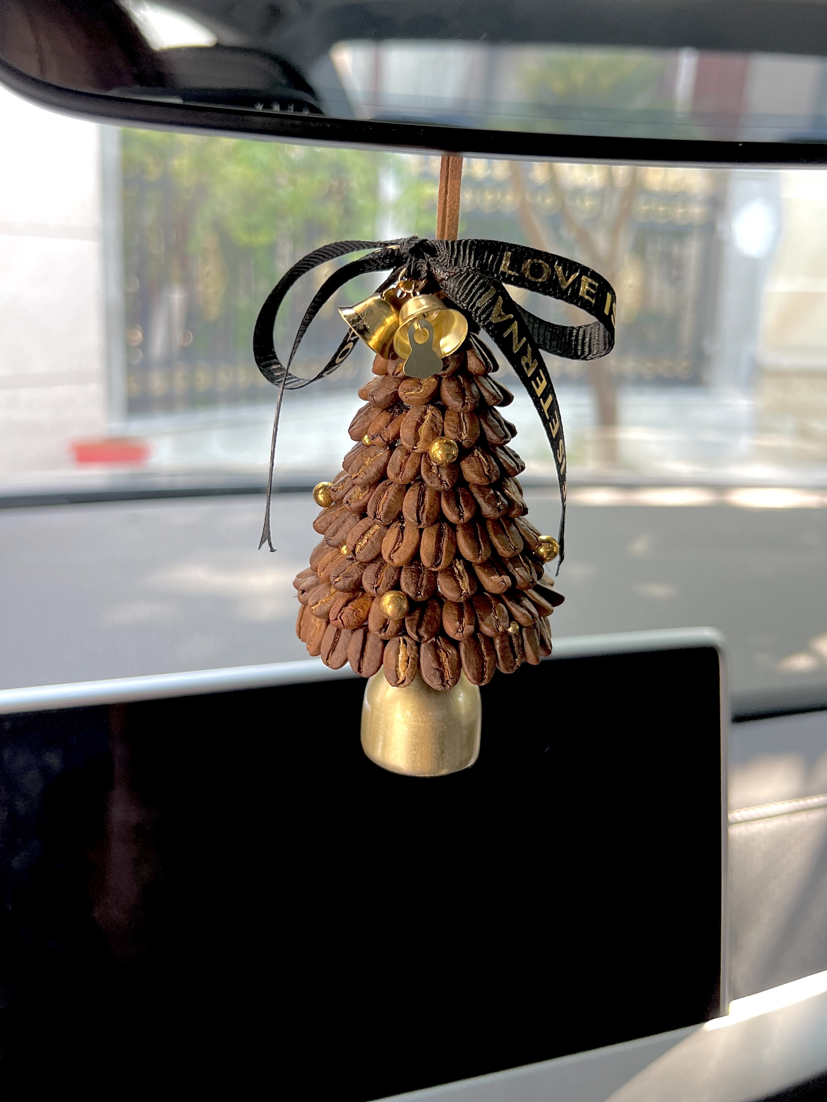 Brew Tree coffee bean christmas car hanging car charm 