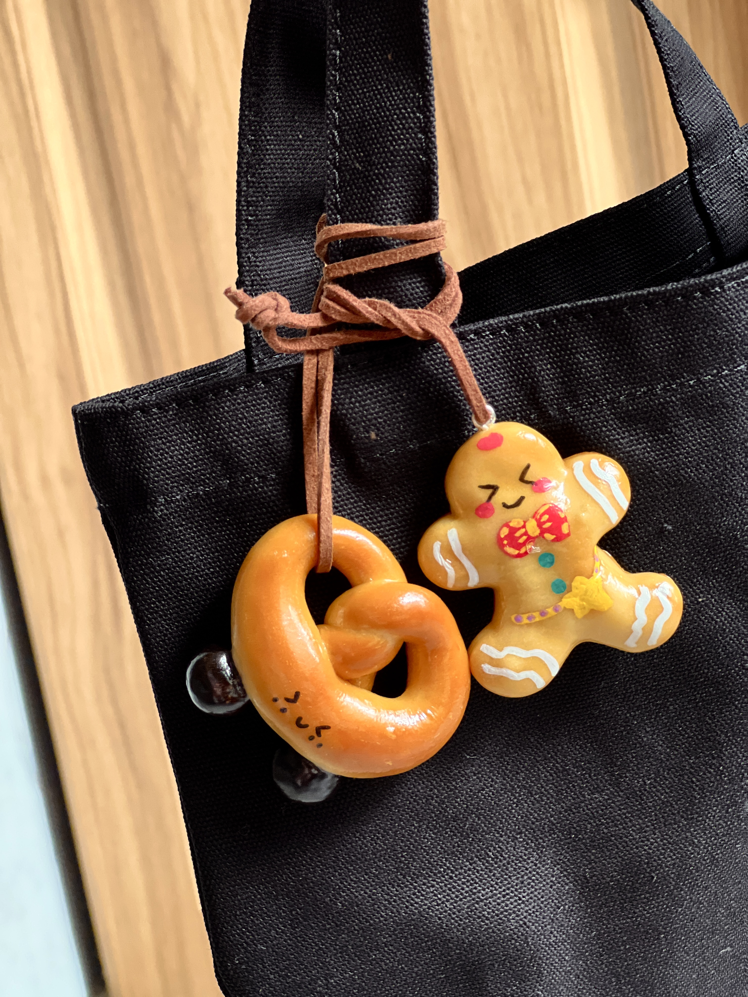The Pretzel Keepers Bag Charm Keyring Charm Car Charm