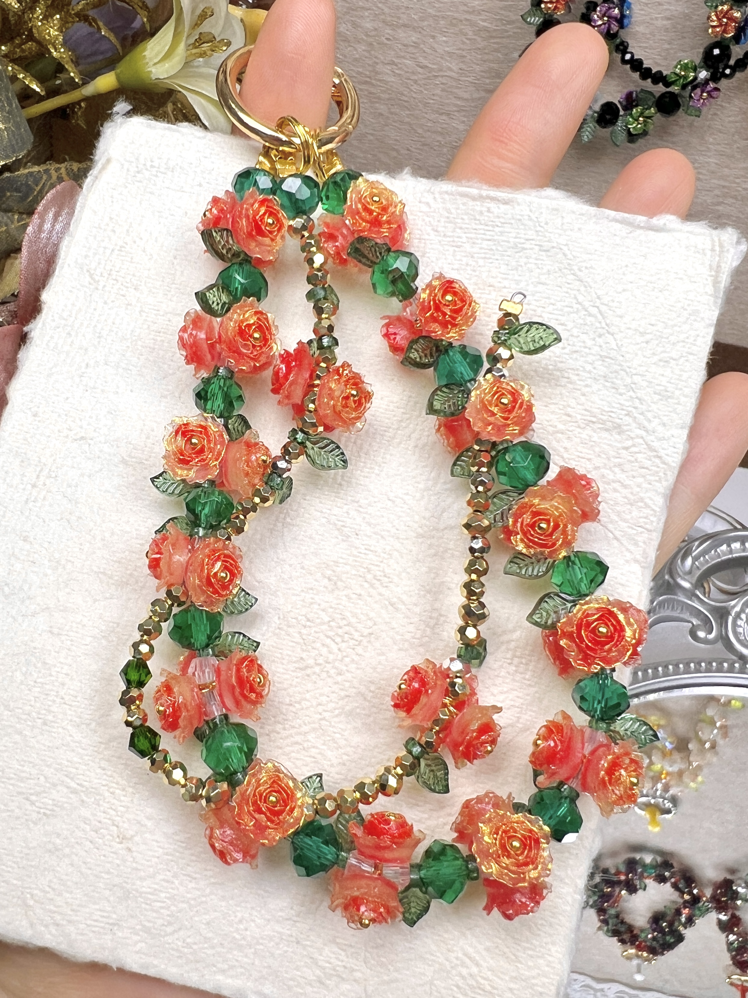 Lume Petals phone strap/charm