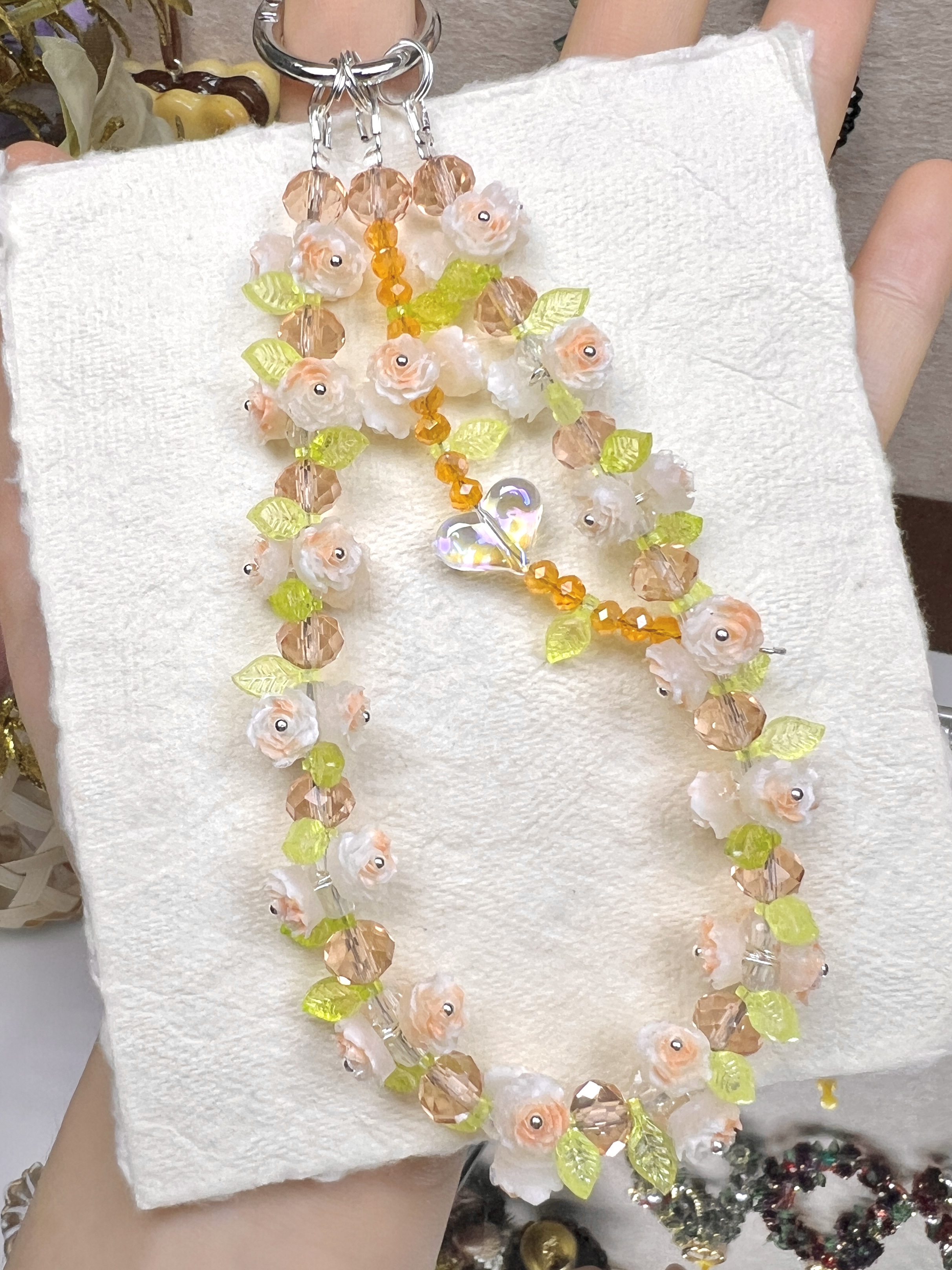 Lume Petals phone strap/charm