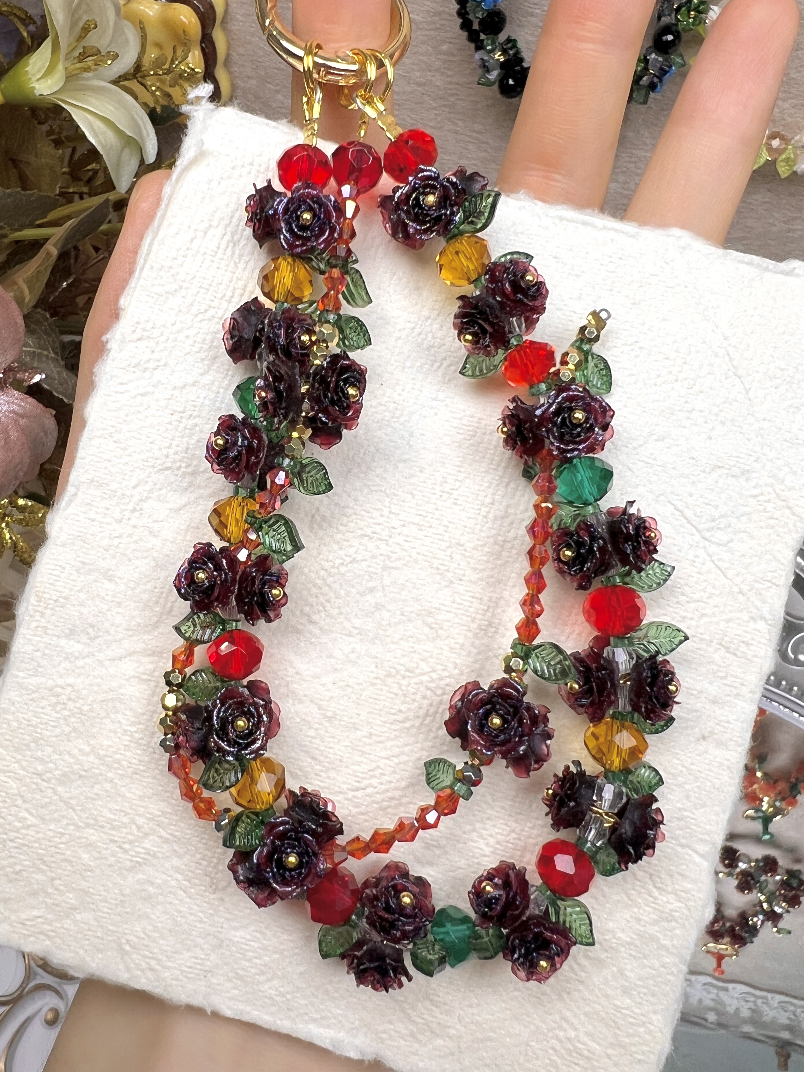 Lume Petals phone strap/charm