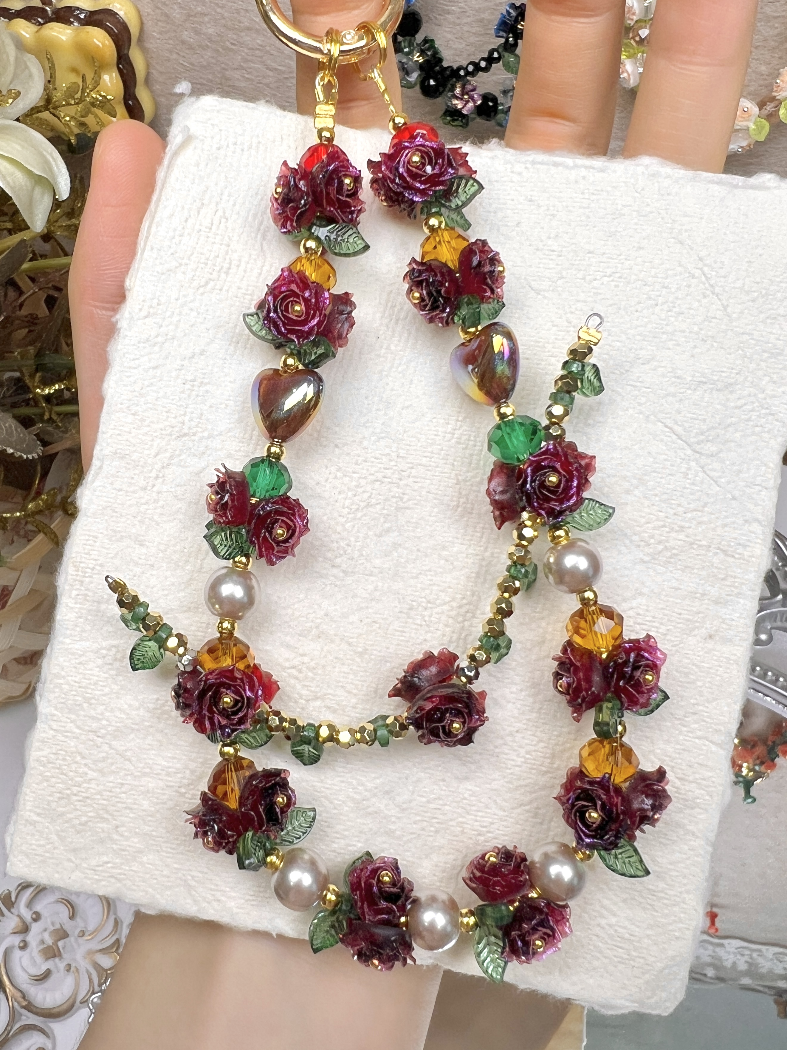 Lume Petals phone strap/charm