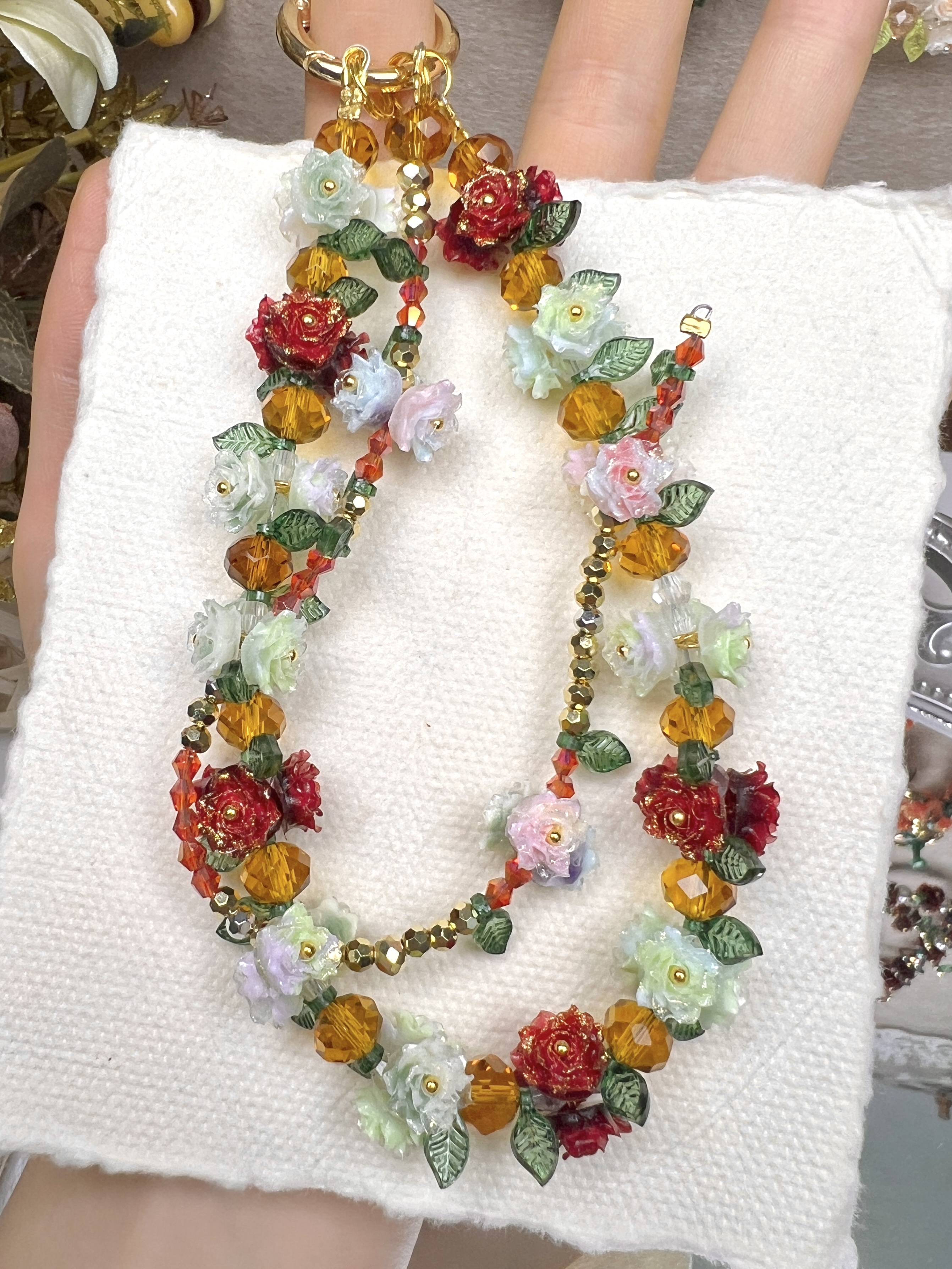 Lume Petals phone strap/charm