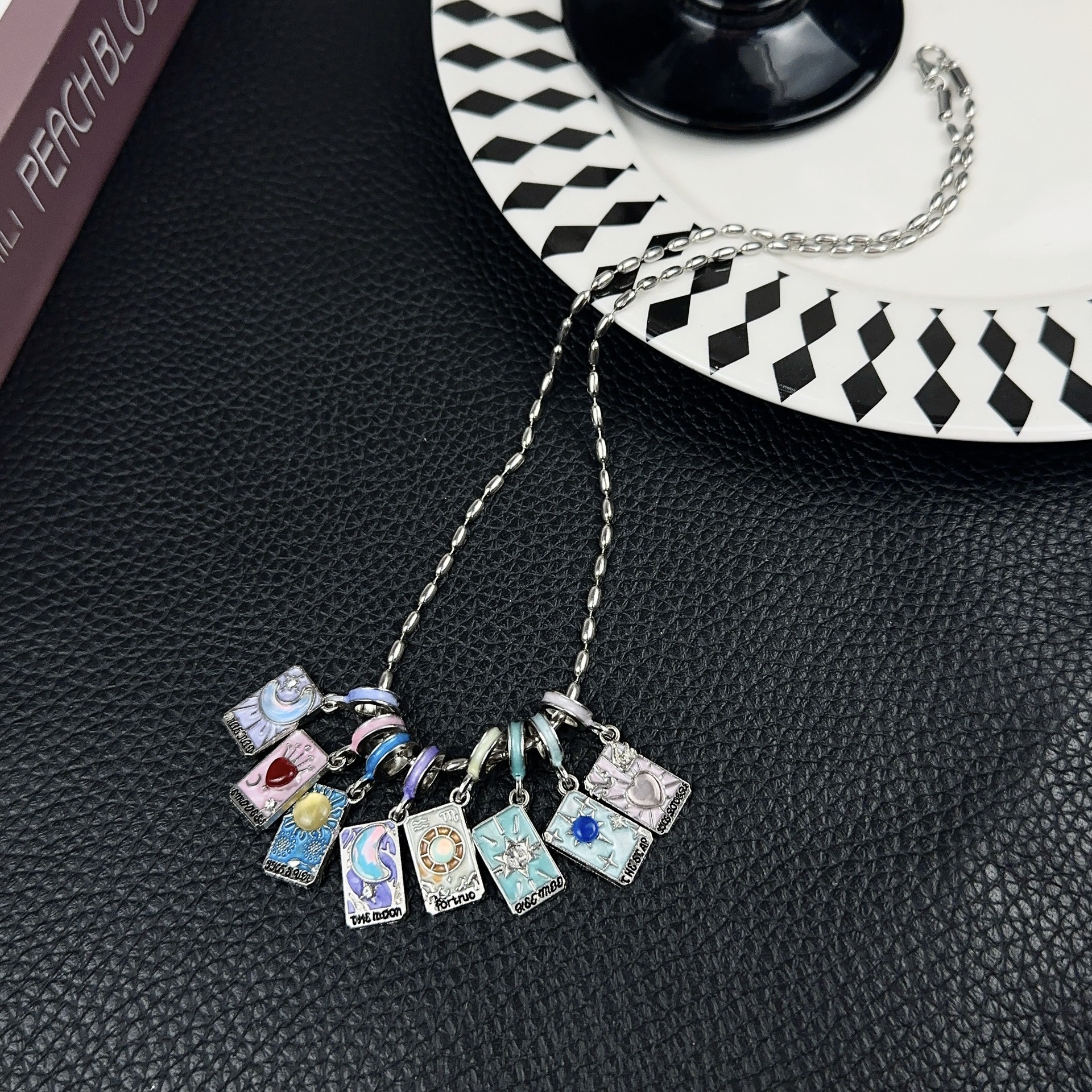 Interchangeable Tarot Card Necklace