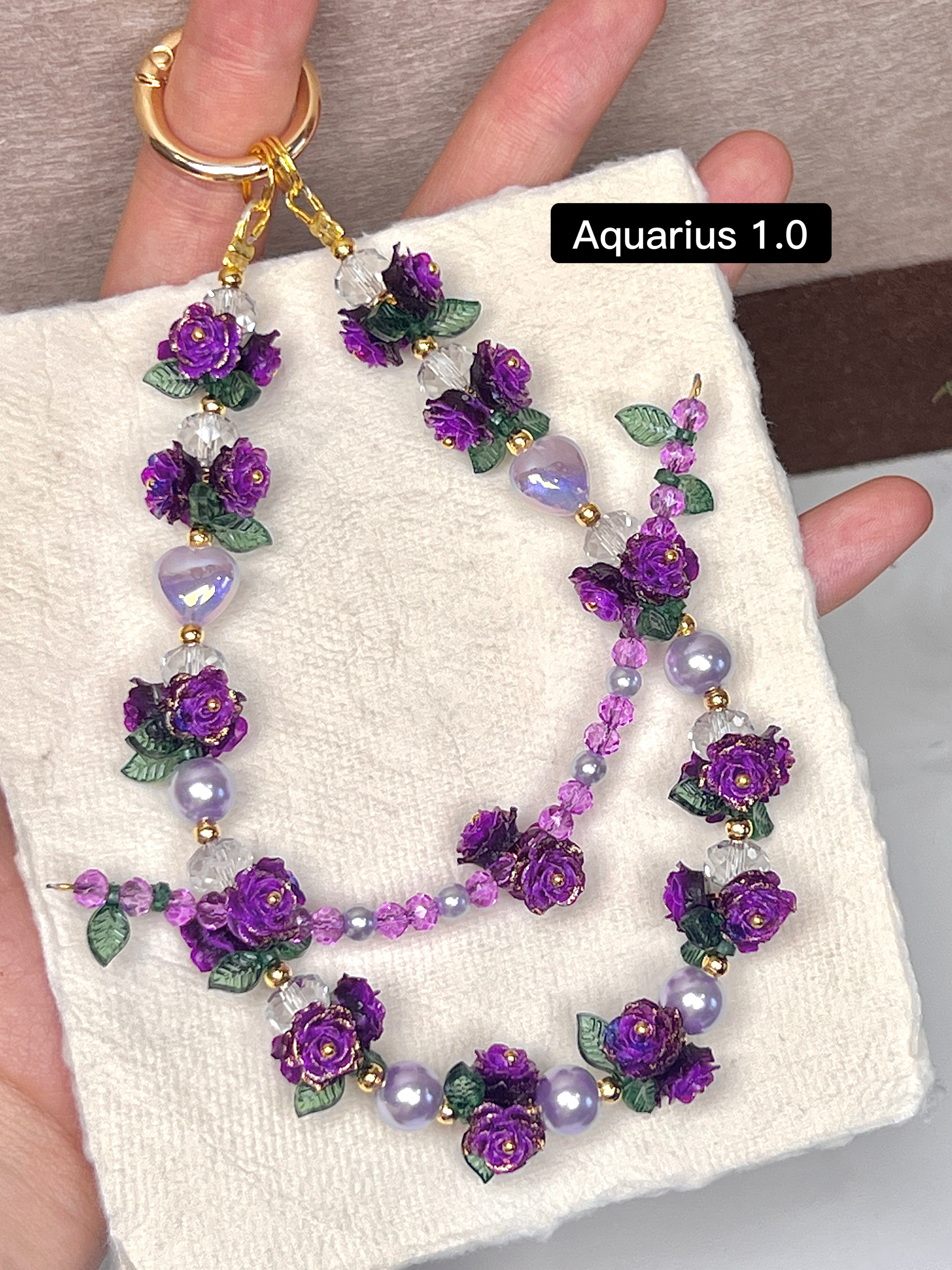 Zodiac Birthstone Charms phone strap bag charm 