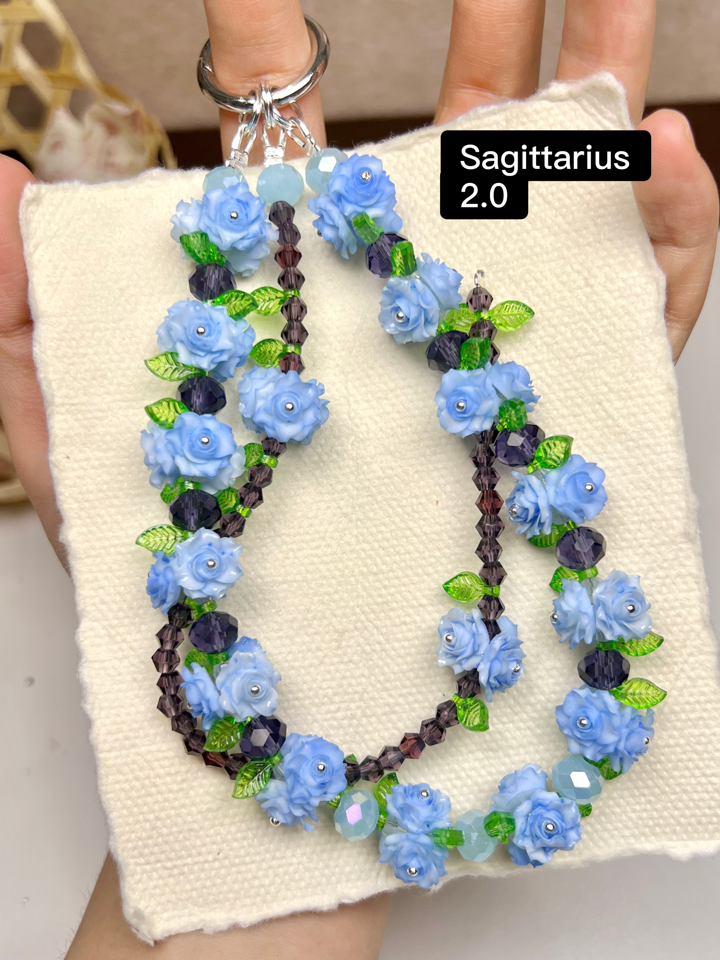 Zodiac Birthstone Charms phone strap bag charm 