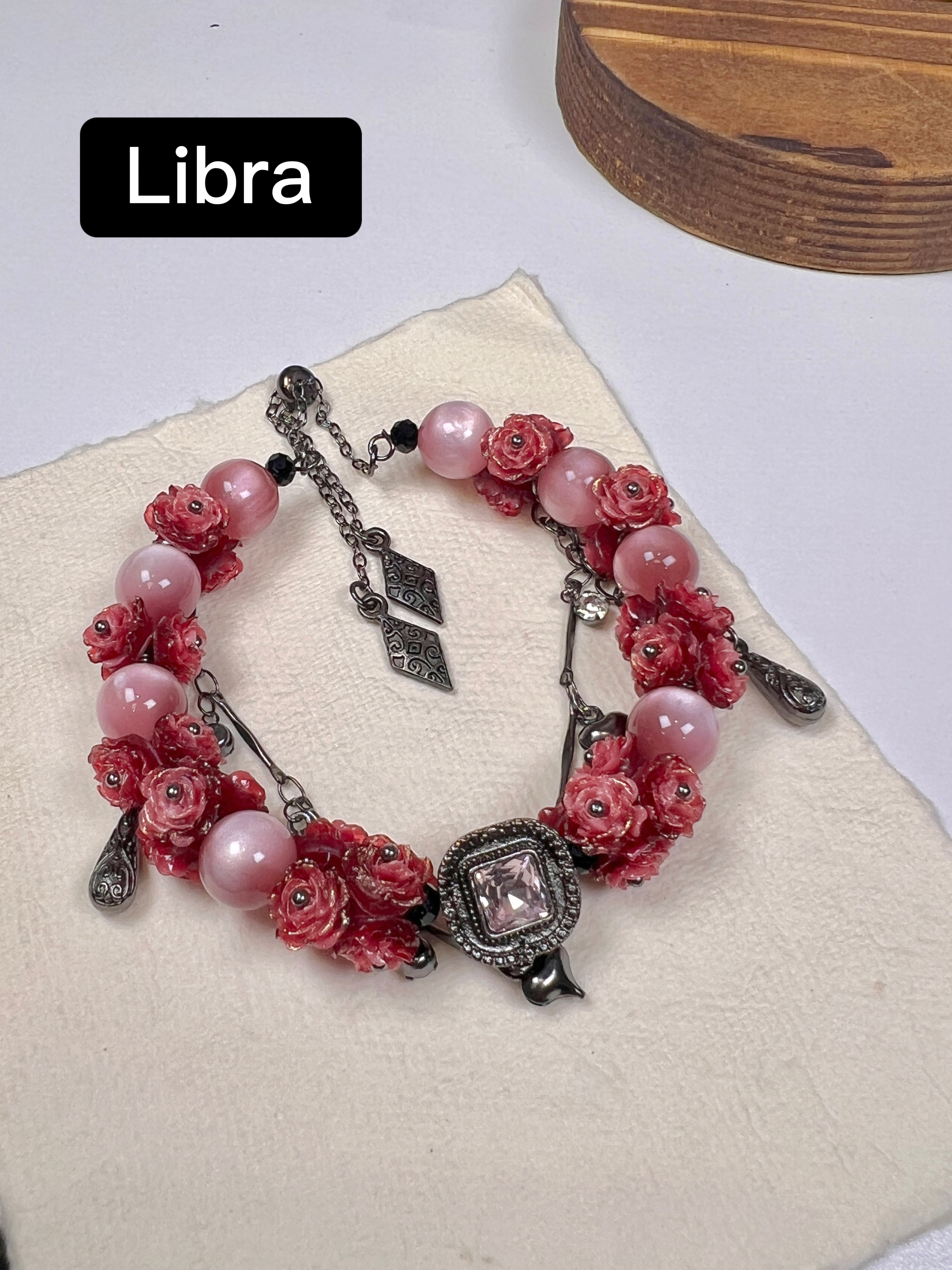 Birthstone Zodiac Adjustable Bracelet