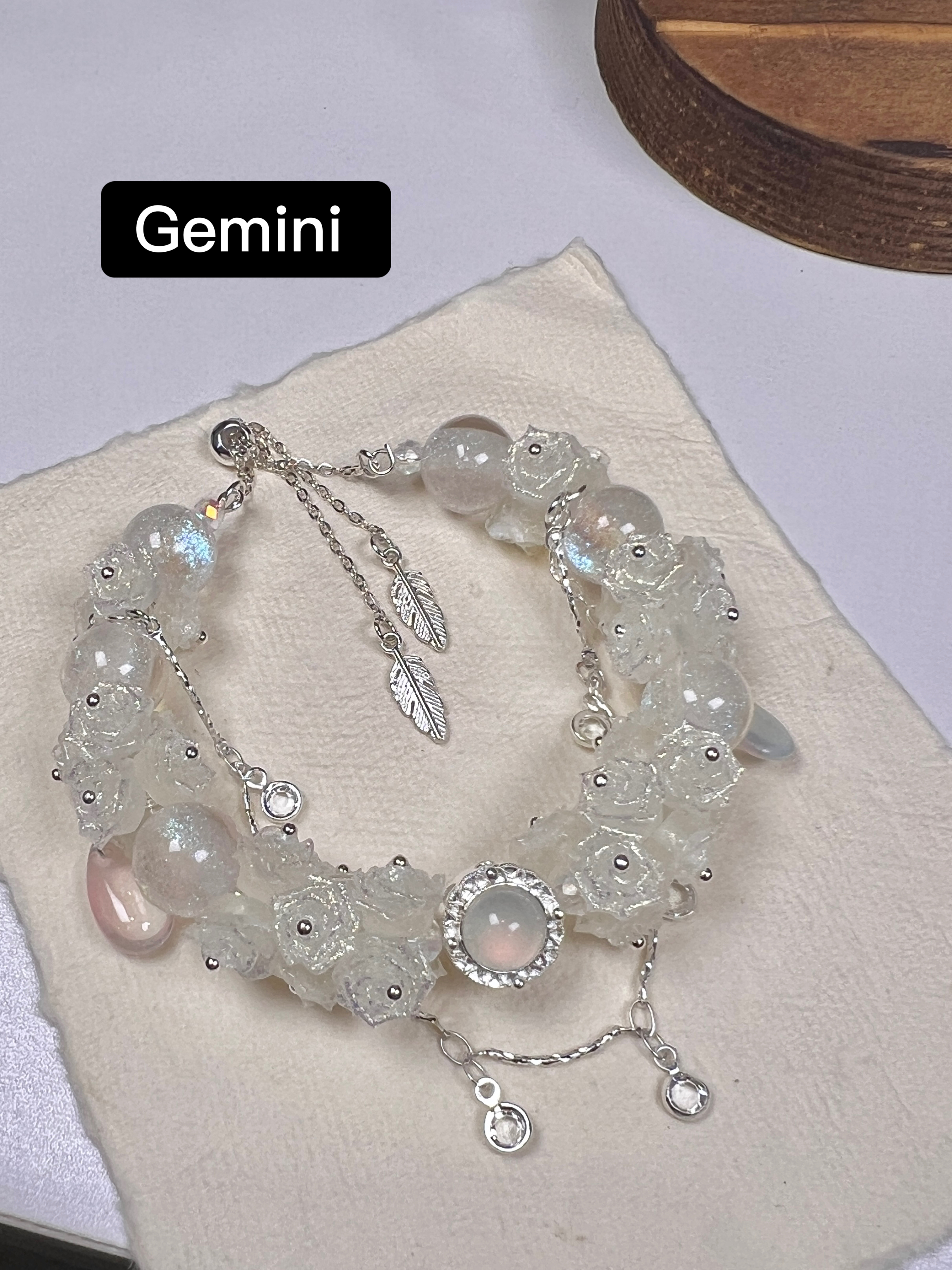 Birthstone Zodiac Adjustable Bracelet