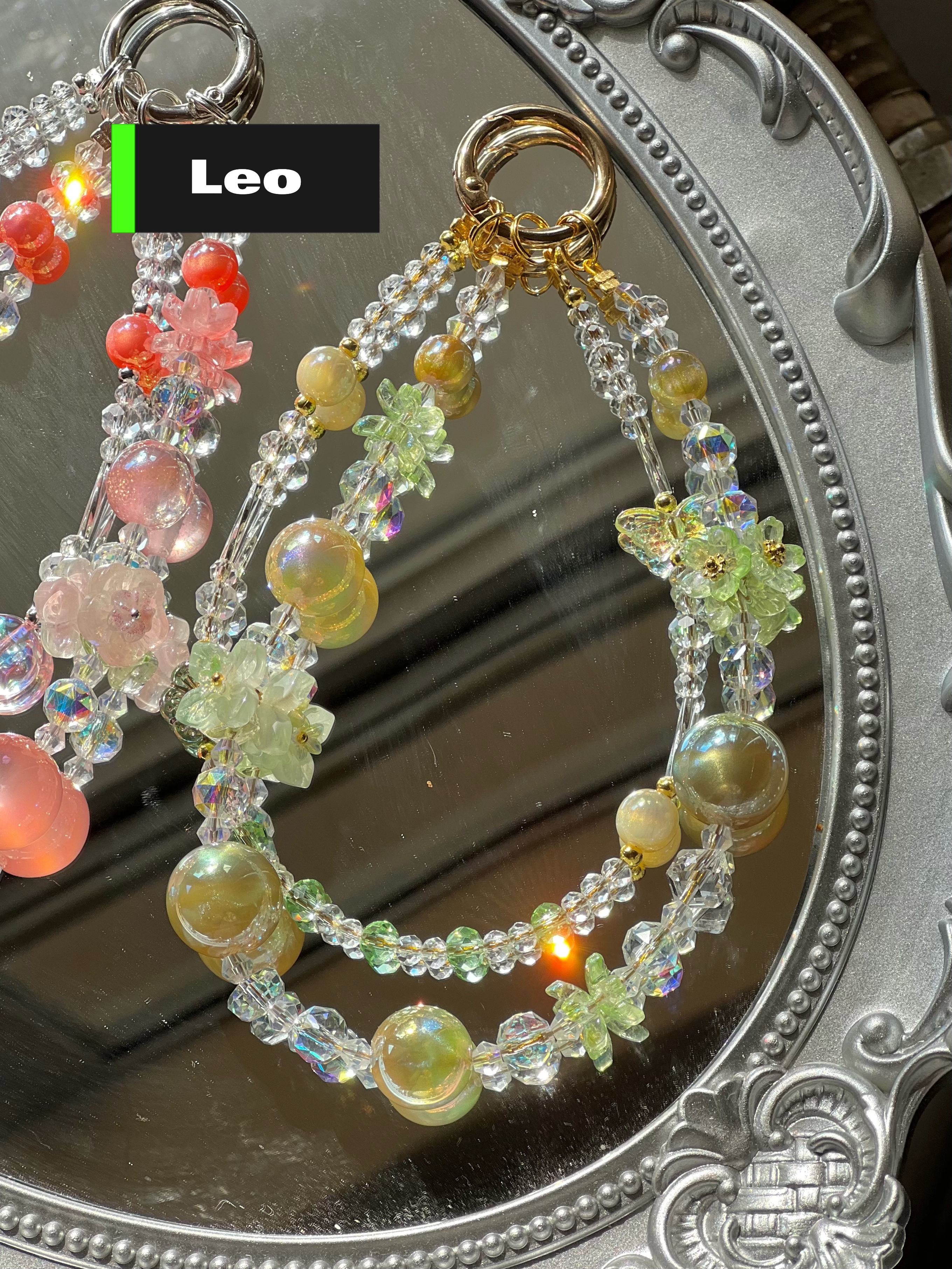 The Starway Zodiac Birthstone Bead Charms phone strap bag charm 