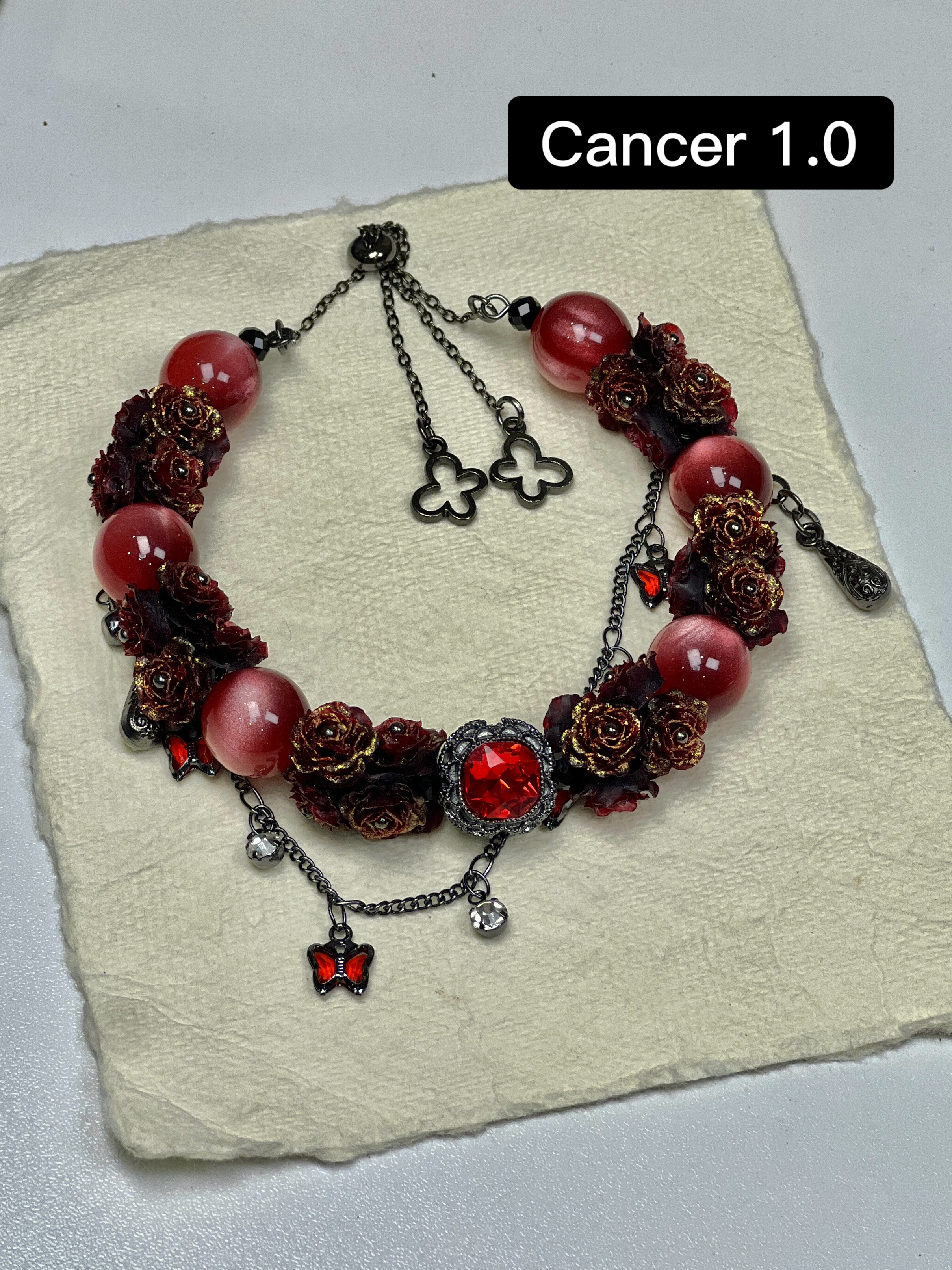 Birthstone Zodiac Adjustable Bracelet