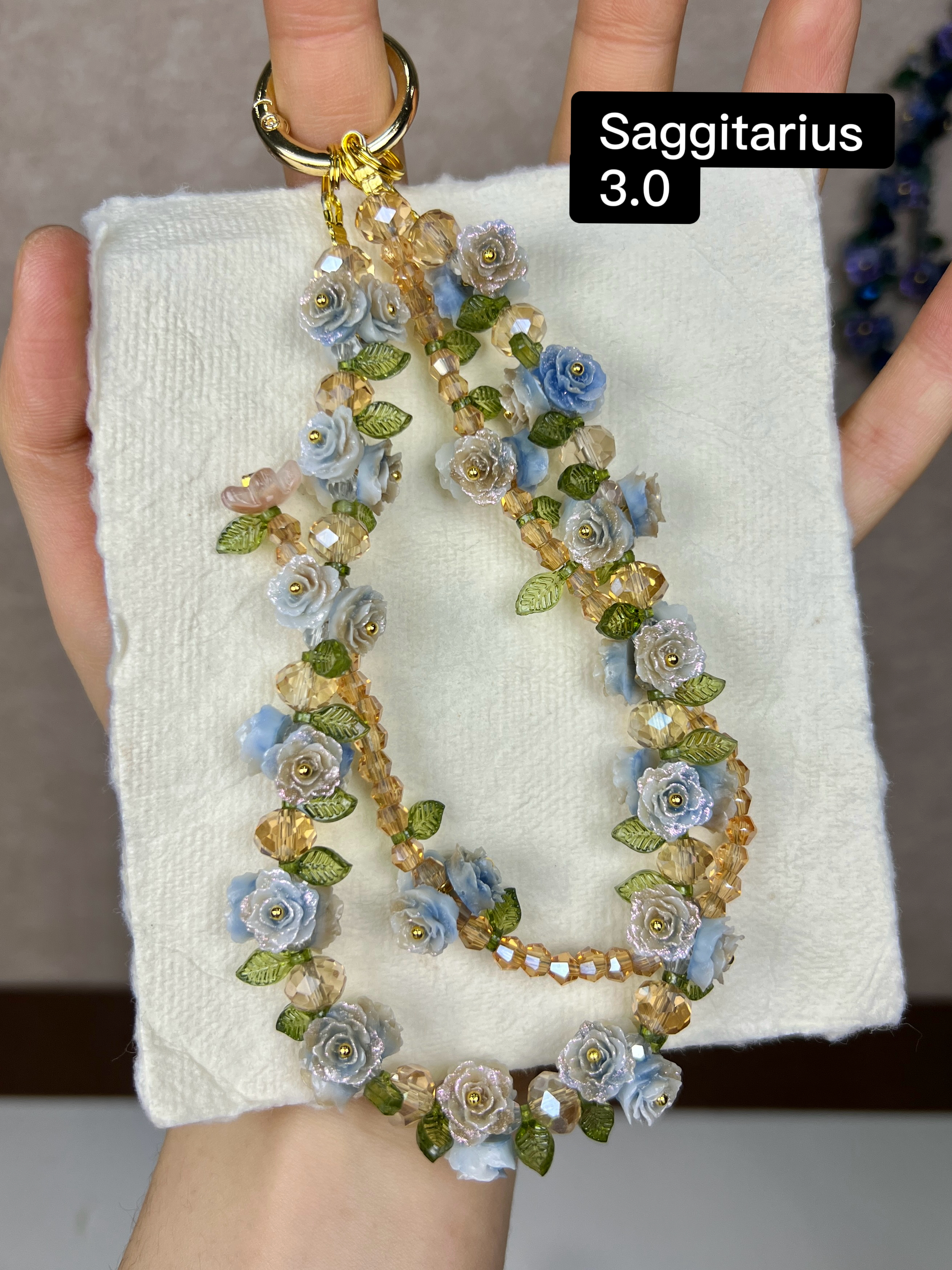 Zodiac Birthstone Charms phone strap bag charm 