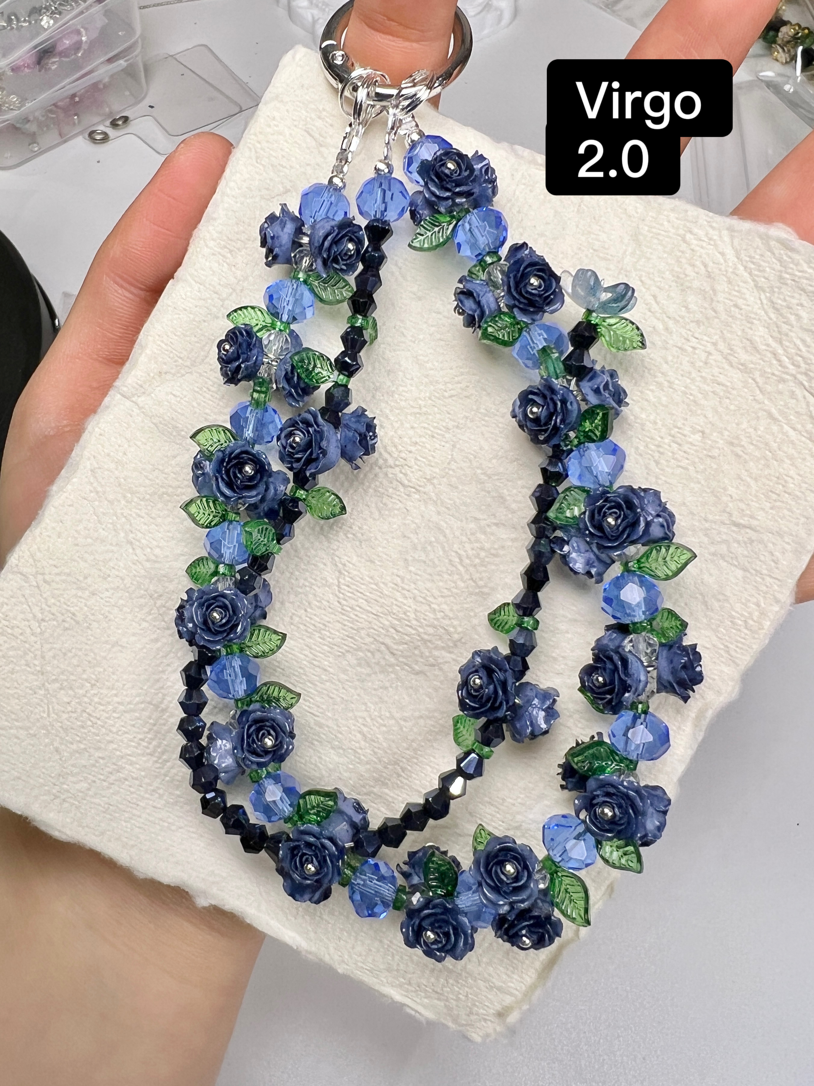 Zodiac Birthstone Charms phone strap bag charm