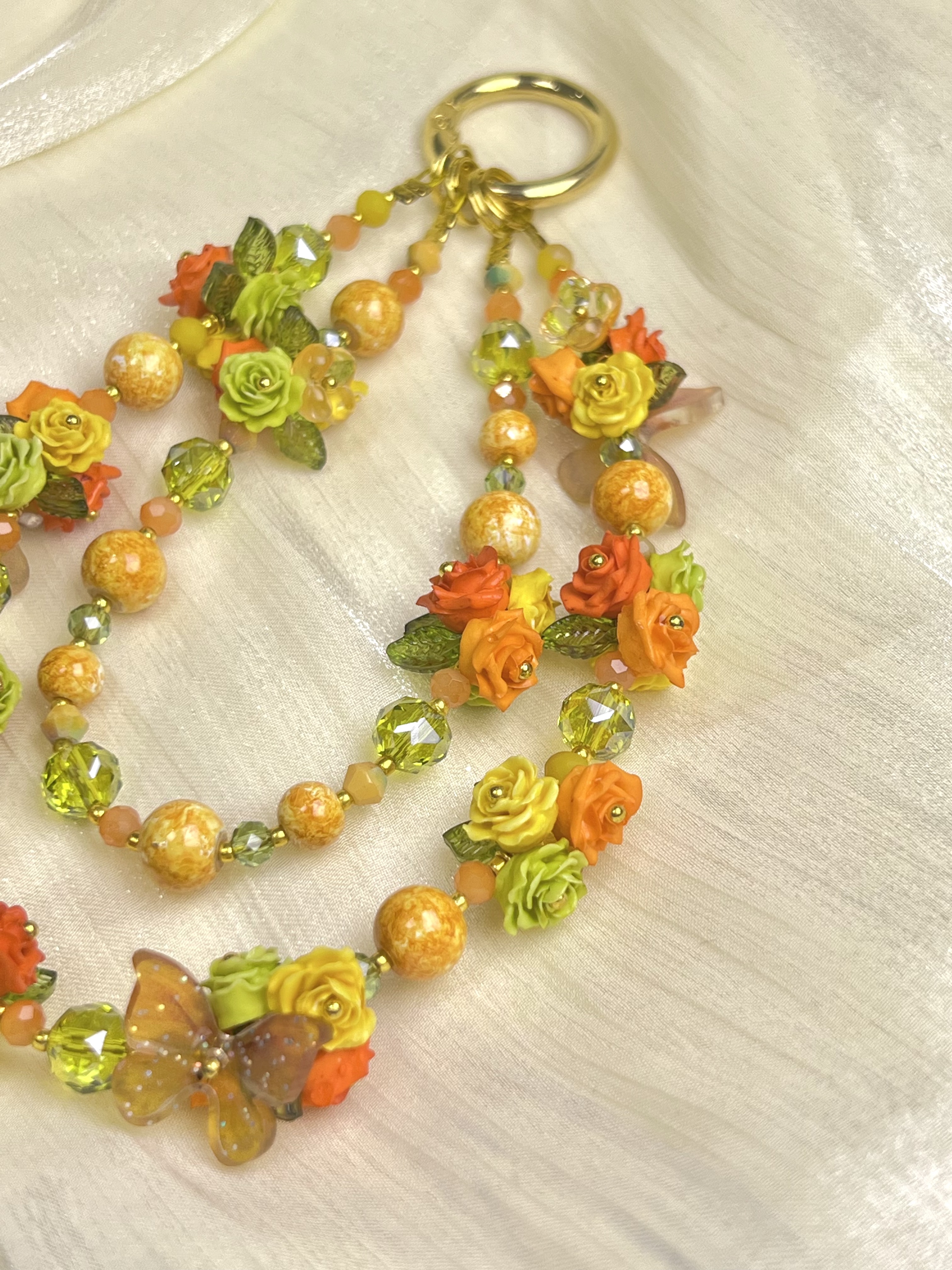 Sunburst Garden phone strap