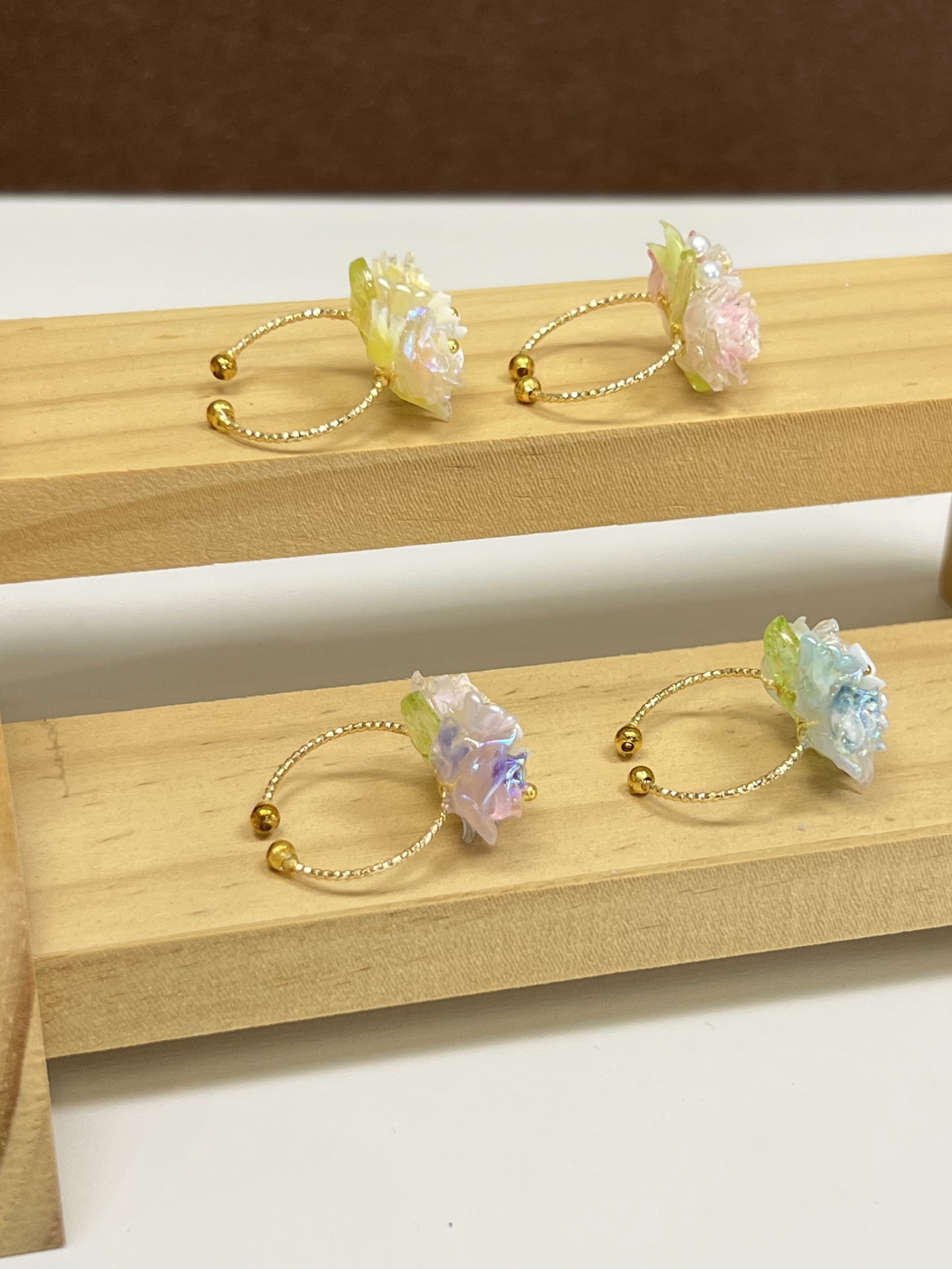 Floral Whisper adjustable ring