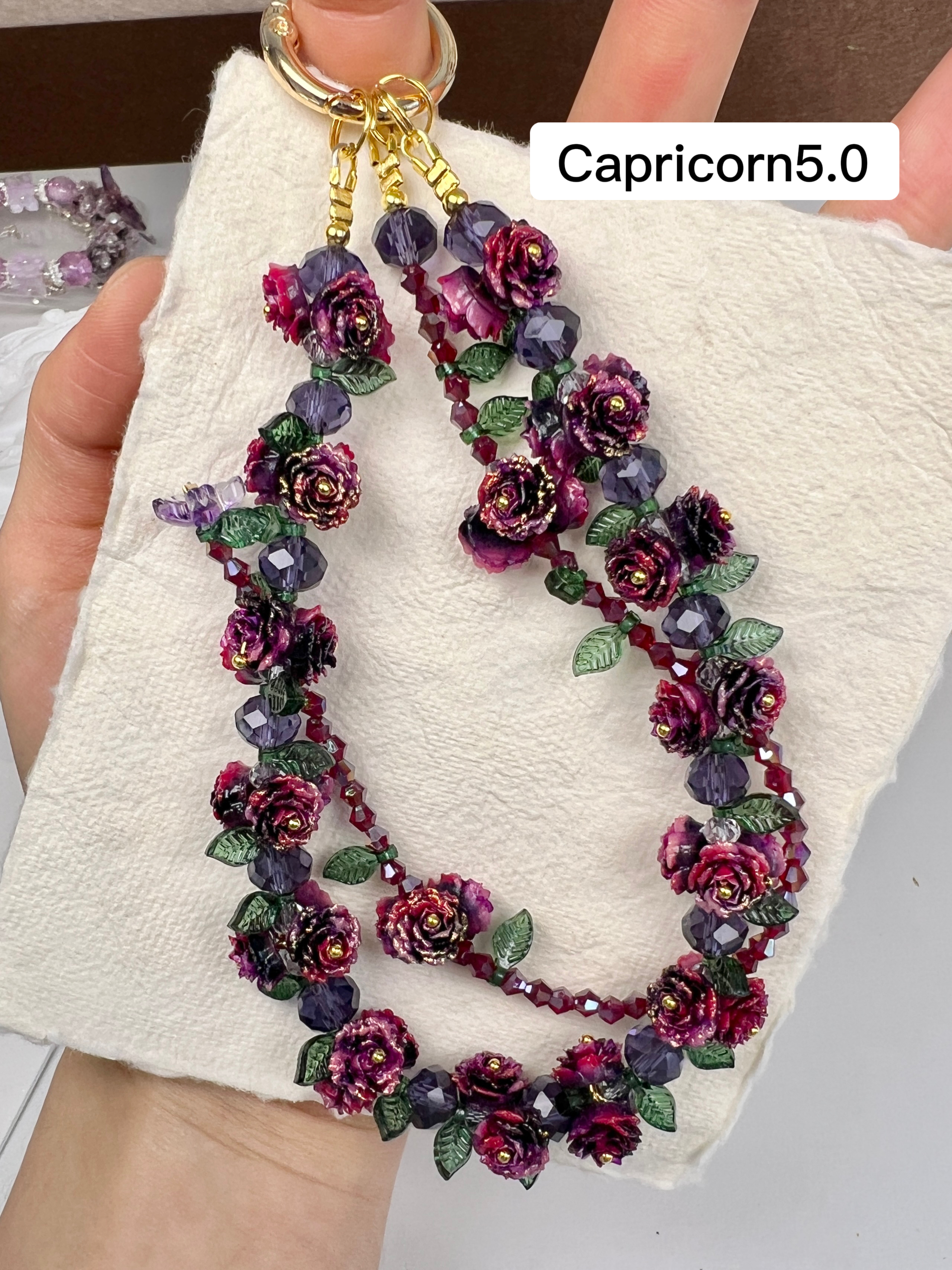 Zodiac Birthstone Charms phone strap bag charm 