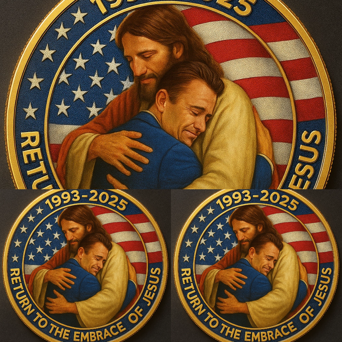 🙏60% OFF For Charlie's Fans - 🎗️🕊️Charlie Embrace Jesus Coin