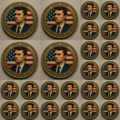 🙏60% OFF For Charlie's Fans - 🎗️🕊️Charlie Kirk Memorial Coin